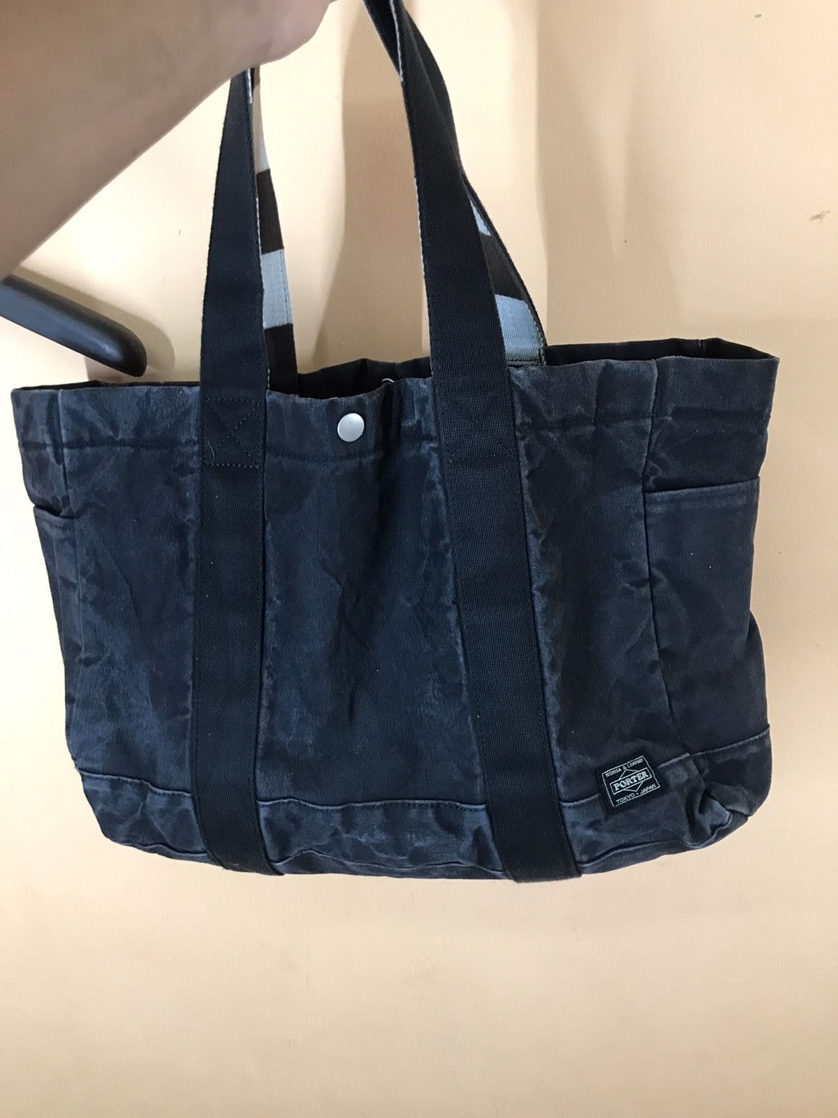 Head Porter × Porter Classic ‼️VTG PORTER TOTEBAG DENIM NICE DESIGN‼️ Size ONE SIZE - 12 Thumbnail