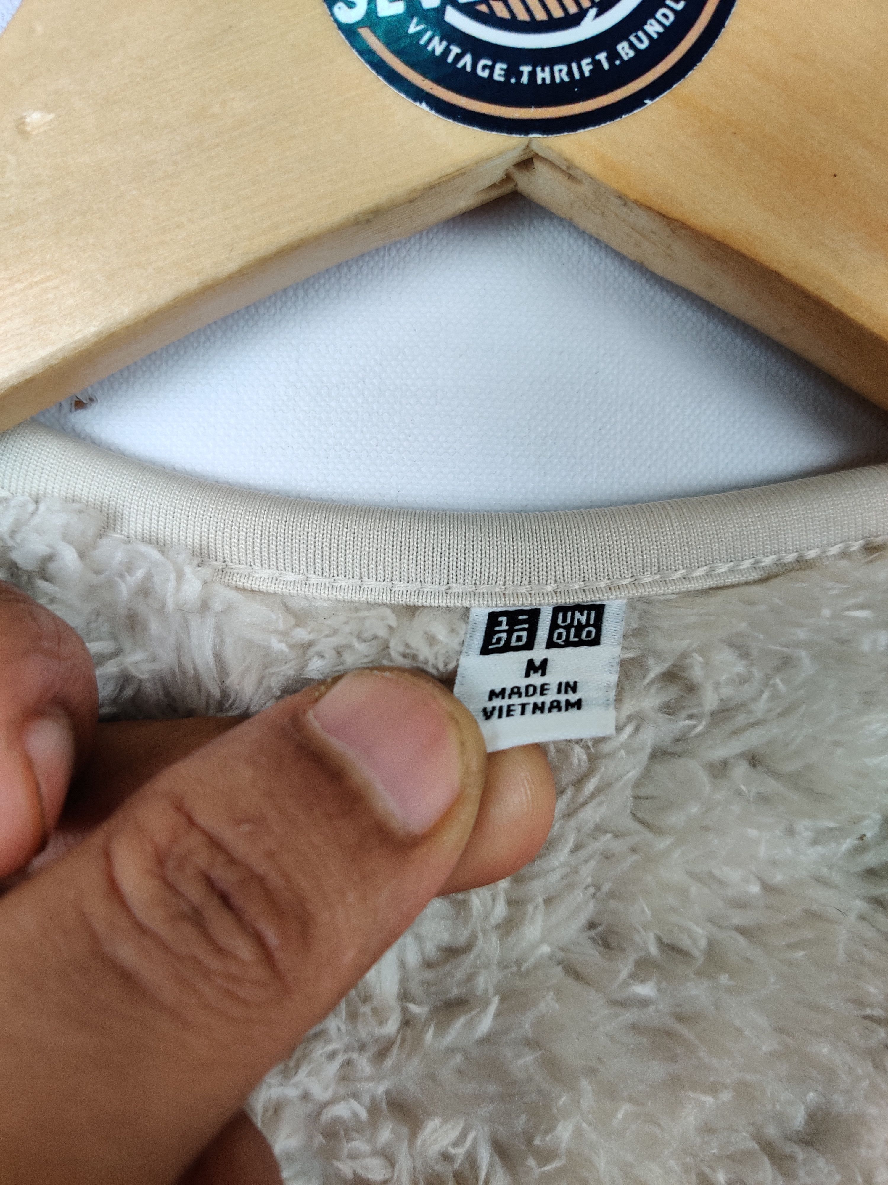 Uniqlo Vintage Uniqlo Fleece Zipper Jacket Size US M / EU 48-50 / 2 - 7 Thumbnail