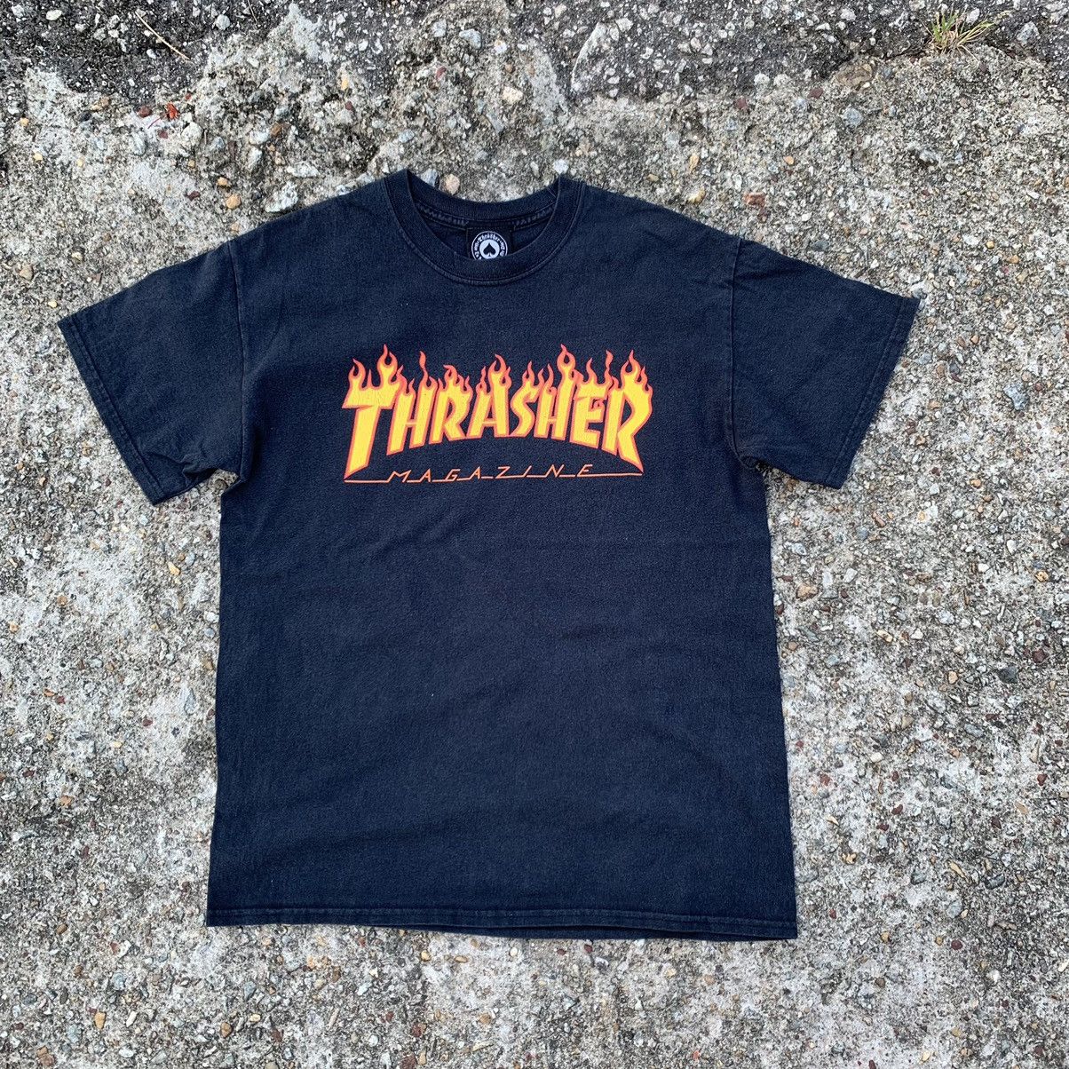 VINTAGE THRASHER SKATE T SHIRT