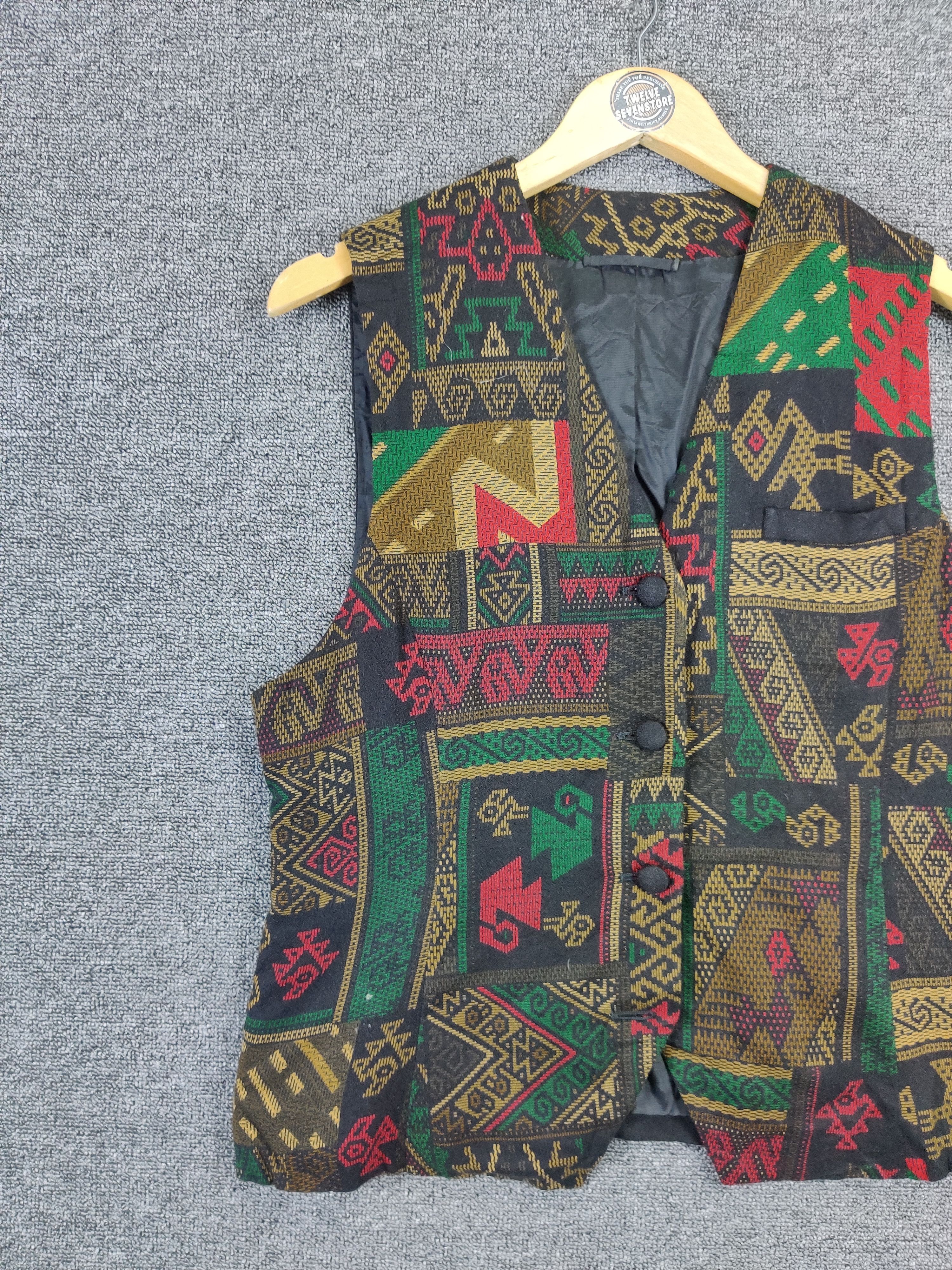 Vintage Vintage Unbrand Motif Abstract Vest Nice Design Size US M / EU 48-50 / 2 - 4 Thumbnail