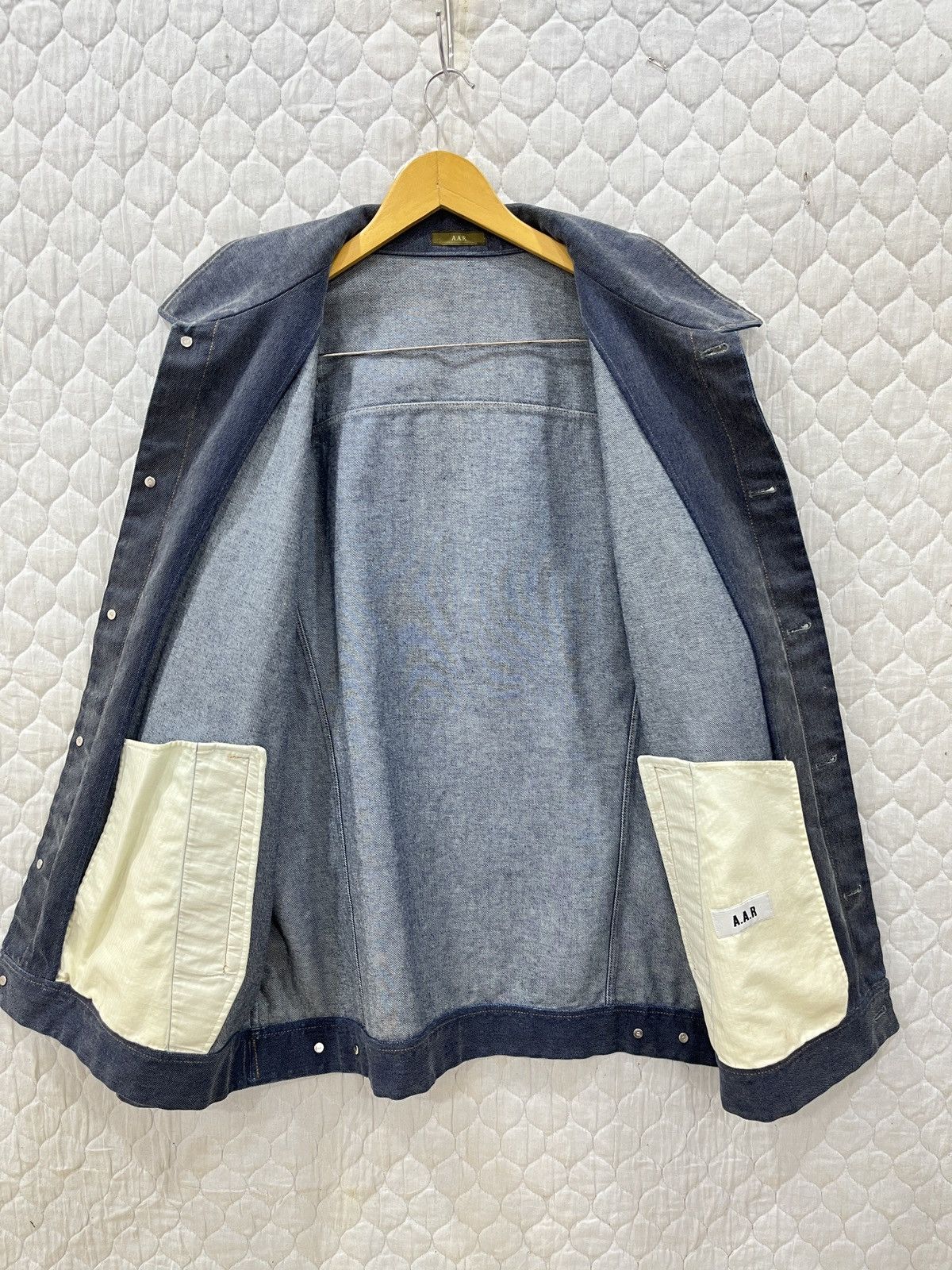 Yohji Yamamoto (Bbb). AAR YOHJI YAMAMOTO JAPAN HYPE DENIM JACKET Size US L / EU 52-54 / 3 - 7 Thumbnail