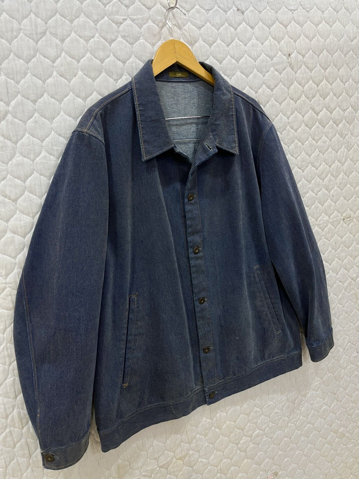 Yohji Yamamoto (Bbb). AAR YOHJI YAMAMOTO JAPAN HYPE DENIM JACKET Size US L / EU 52-54 / 3 - 3 Thumbnail