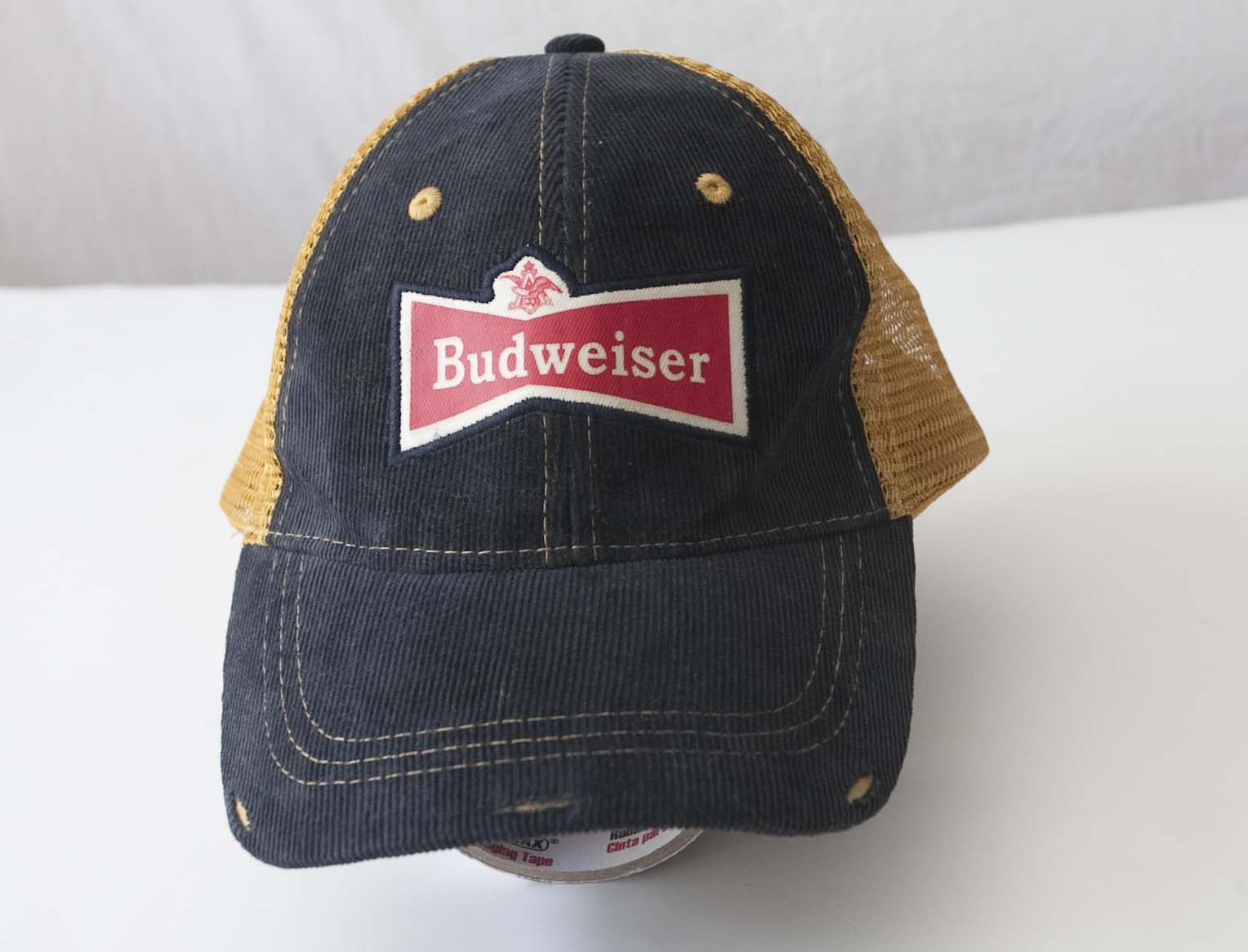 Budweiser Budweiser Beer Cap Corduroy Mesh Snapback Size ONE SIZE - 1 Thumbnail