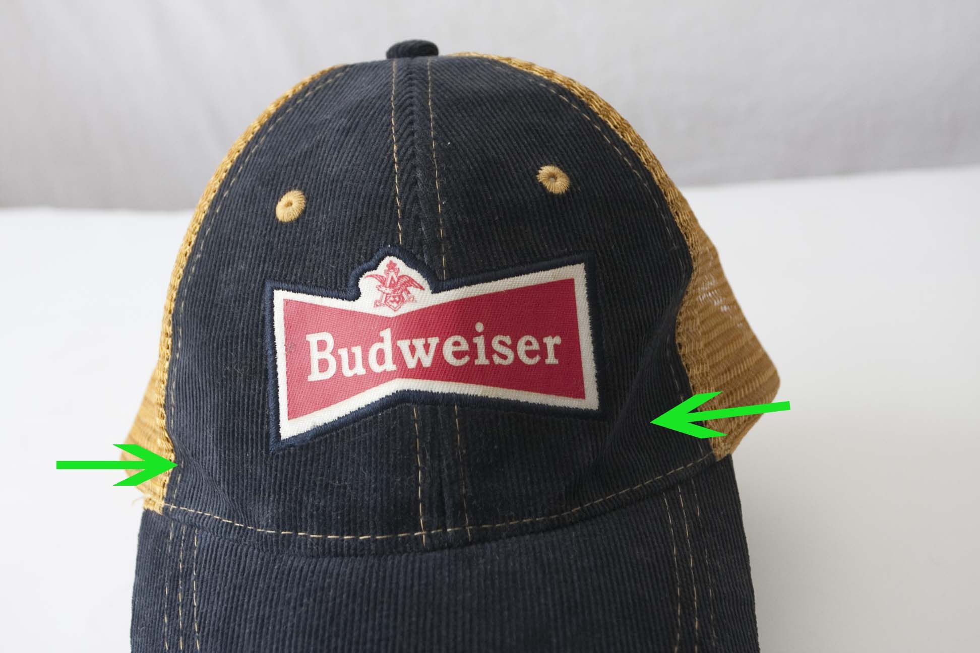 Budweiser Budweiser Beer Cap Corduroy Mesh Snapback Size ONE SIZE - 3 Thumbnail