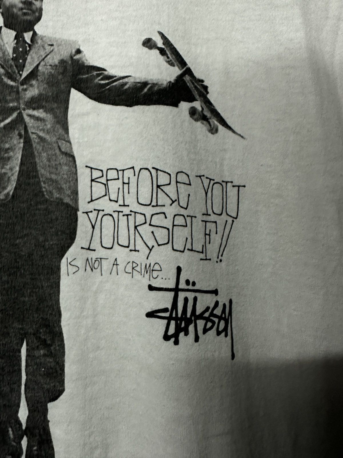 Stussy Vintage 90s Stussy Archives Skateboard Single Stitch Tee Size US L / EU 52-54 / 3 - 7 Thumbnail