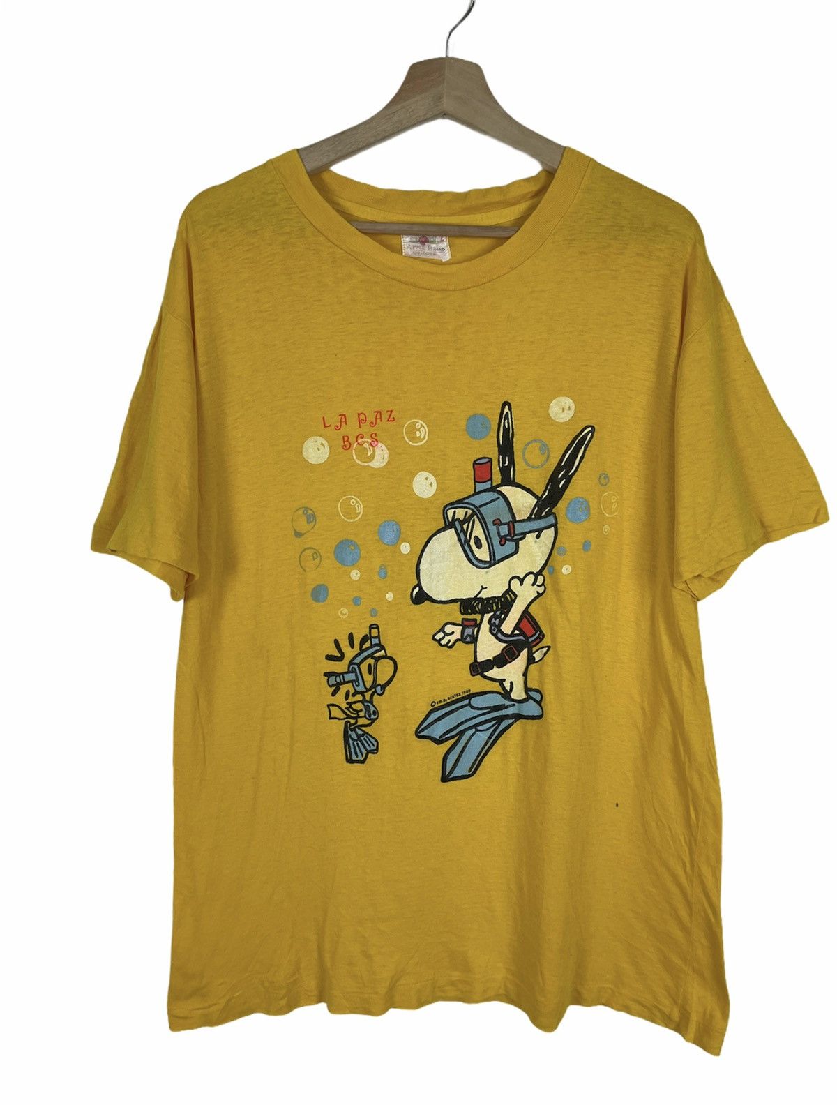 Cartoon Network × Vintage 💰BINDING OFFER 💸 Vintage 1989 SNOOPY Apple Brand Size US M / EU 48-50 / 2 - 1 Thumbnail