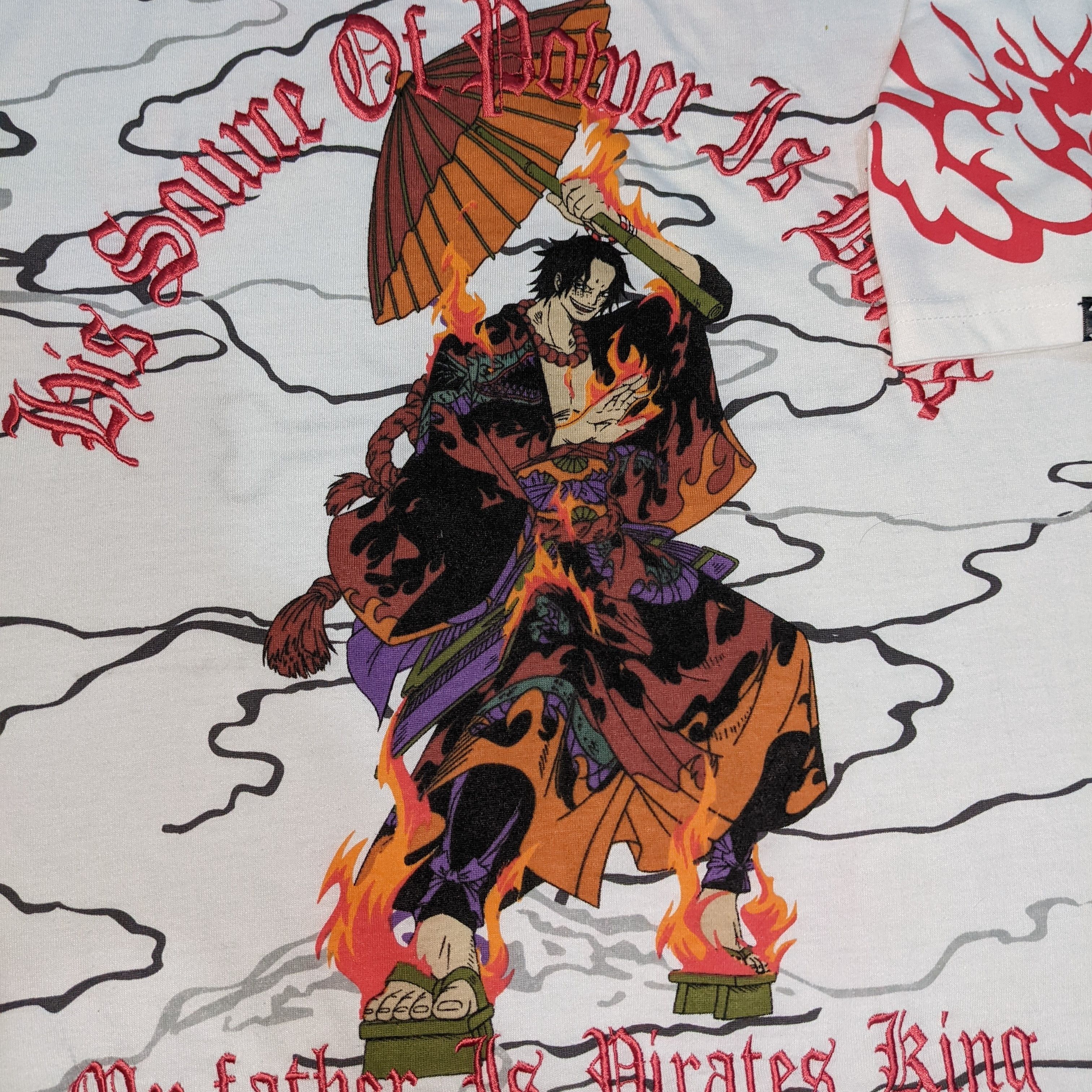 Anime × Japanese Brand × One Piece Rare One Piece X Neutral Infinity Ace Anime Tshirt Size US M / EU 48-50 / 2 - 4 Thumbnail