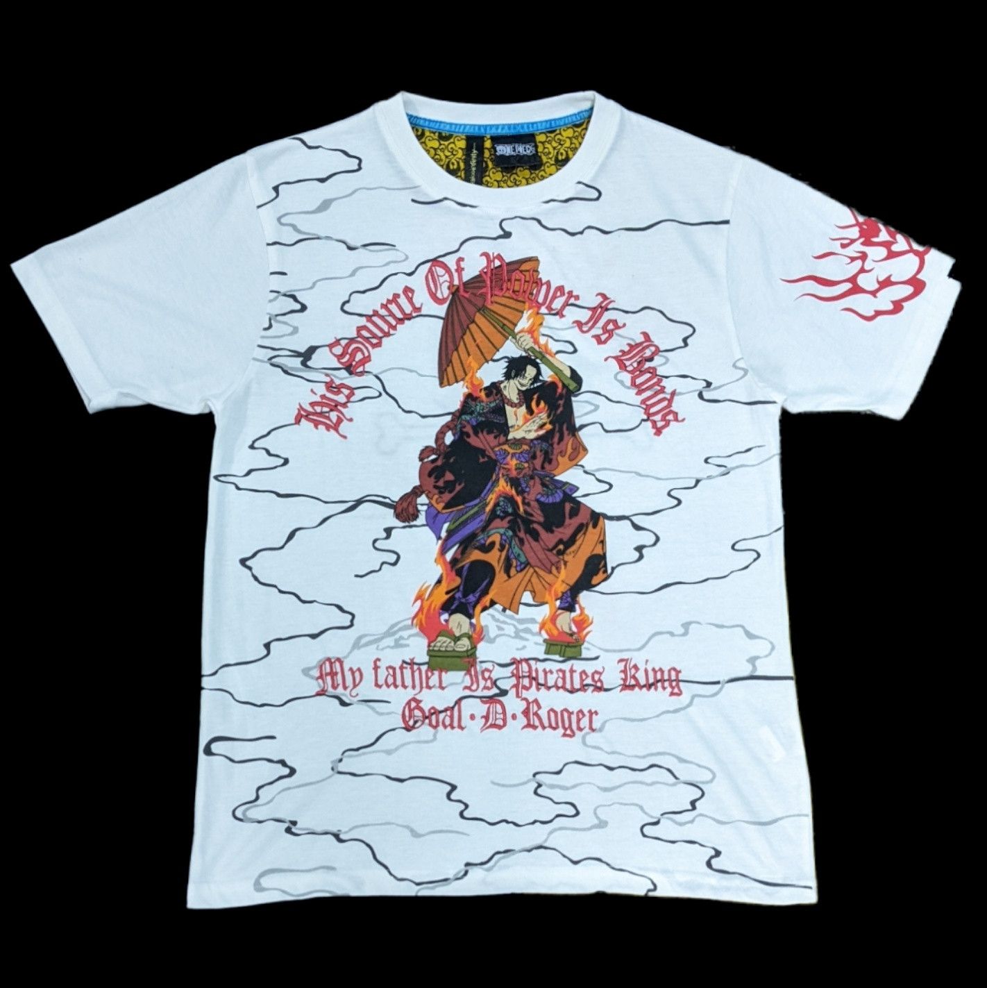 Anime × Japanese Brand × One Piece Rare One Piece X Neutral Infinity Ace Anime Tshirt Size US M / EU 48-50 / 2 - 1 Thumbnail