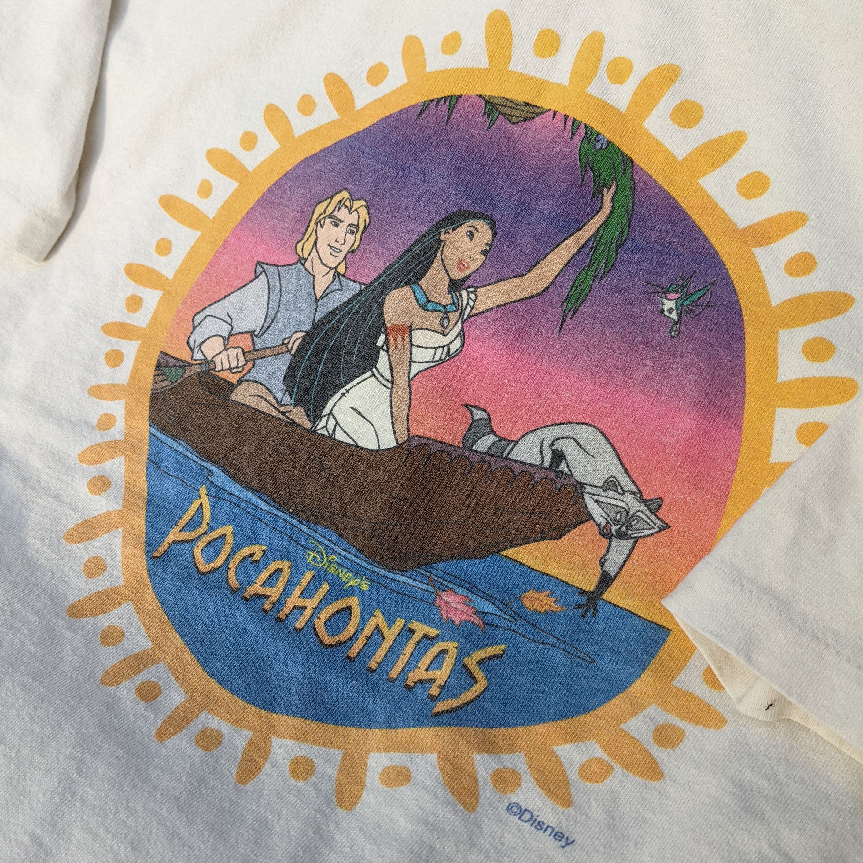 Cartoon Network × Disney × Vintage Vintage 90s Disney Pocahontas Promo Tee Burger King Size US L / EU 52-54 / 3 - 2 Thumbnail