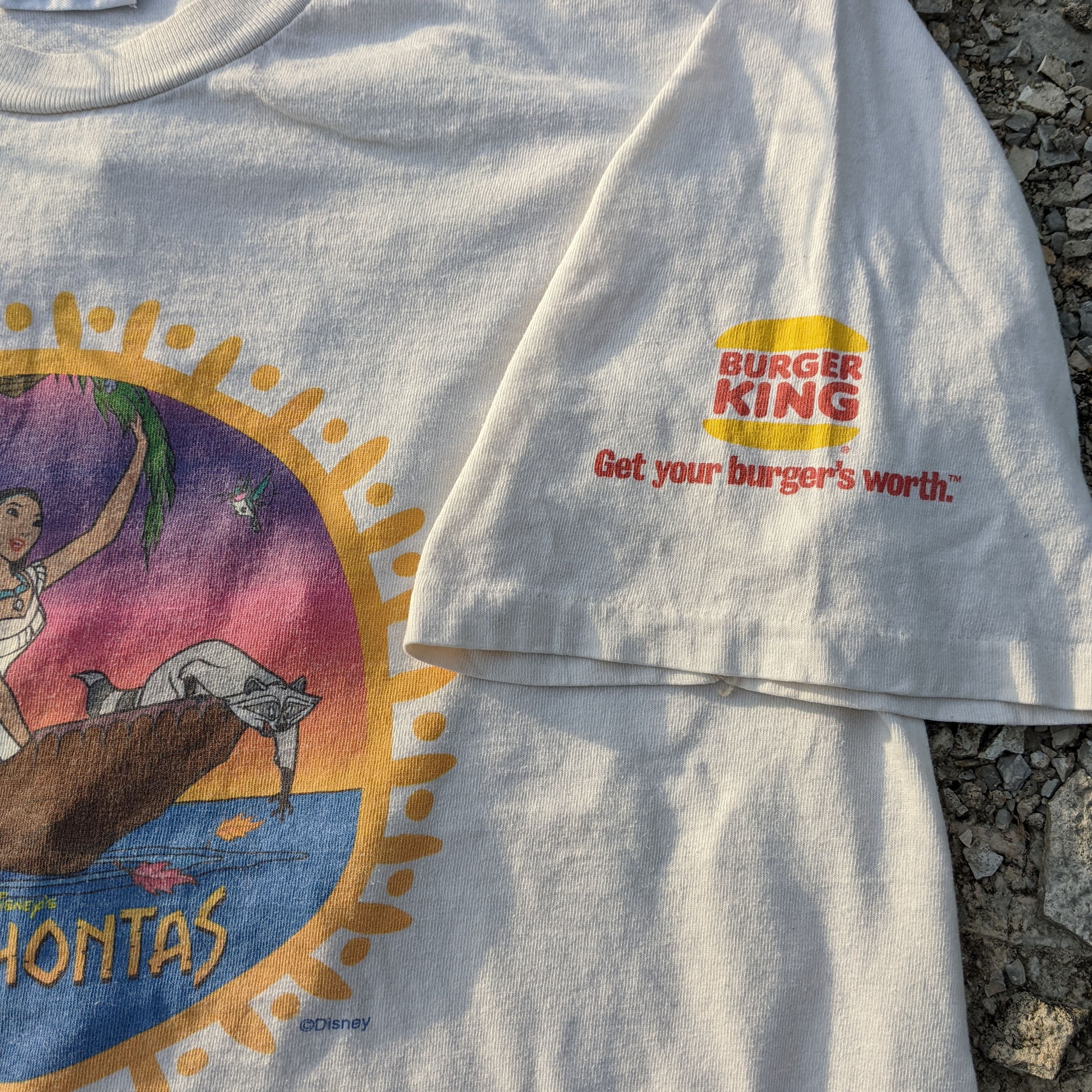 Cartoon Network × Disney × Vintage Vintage 90s Disney Pocahontas Promo Tee Burger King Size US L / EU 52-54 / 3 - 3 Thumbnail