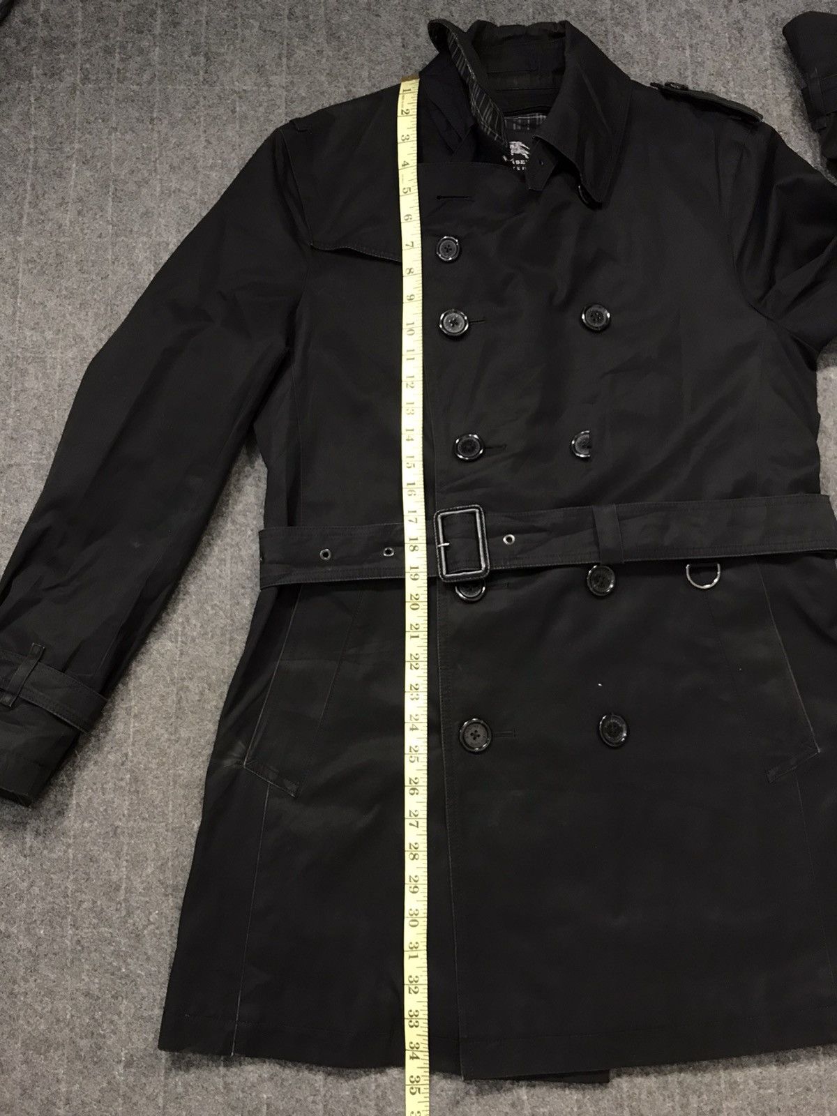 Burberry Burberry Black Label Trench Coat Double Breasted K1133j Size L / US 10 / IT 46 - 9 Thumbnail