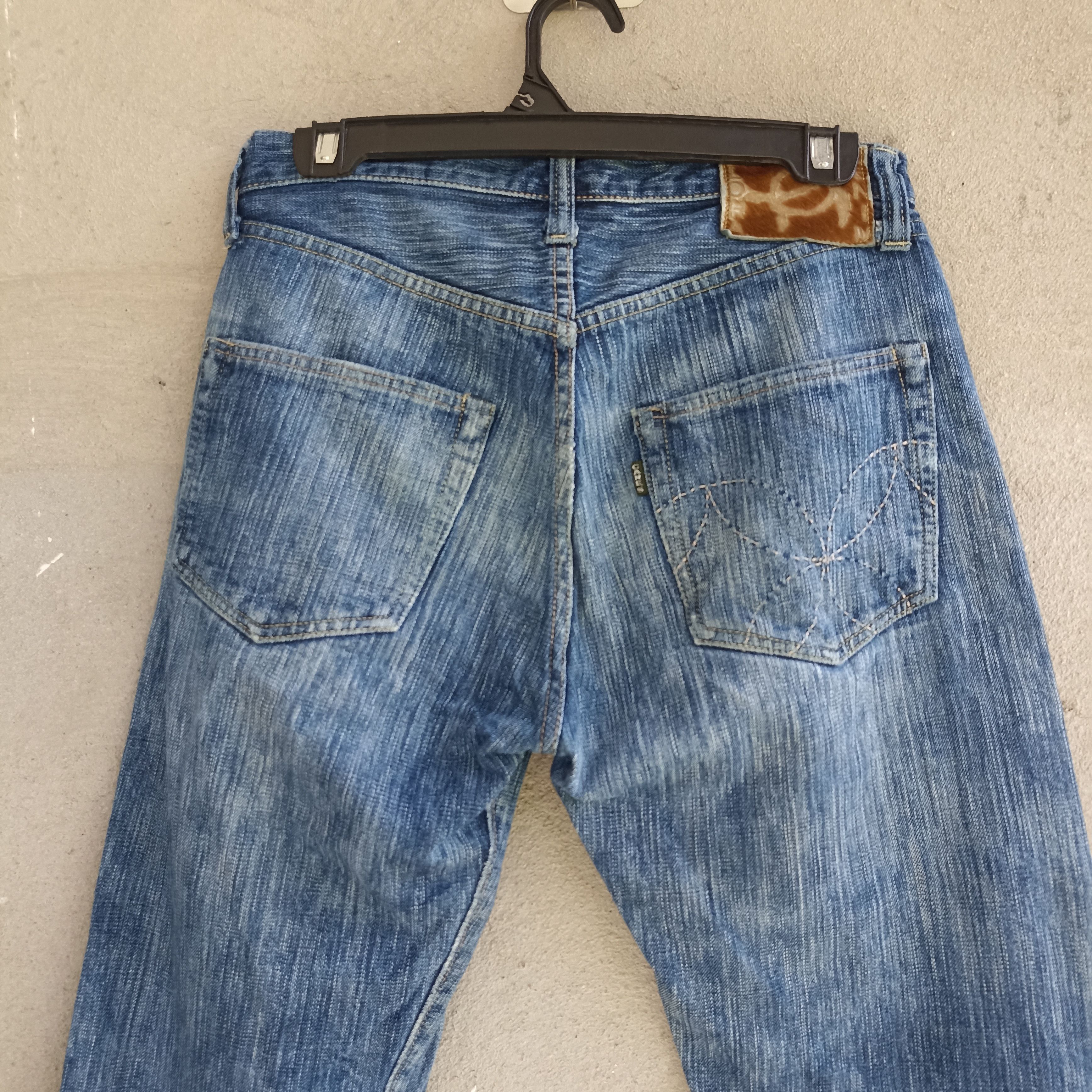 Japanese Brand Faded Selvedge Sugar Cane Button Distressed Jeans Size US 29 - 7 Thumbnail