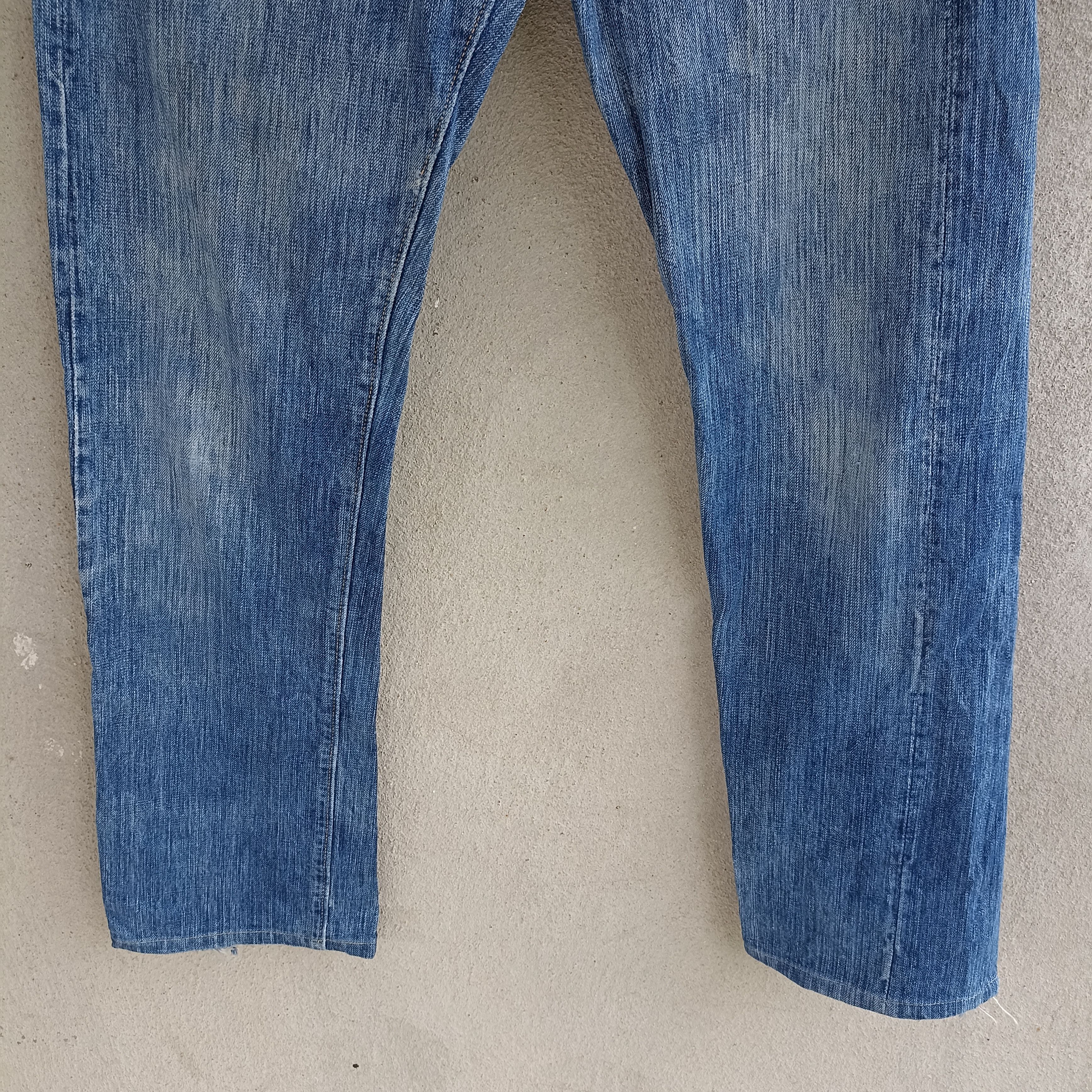 Japanese Brand Faded Selvedge Sugar Cane Button Distressed Jeans Size US 29 - 3 Thumbnail