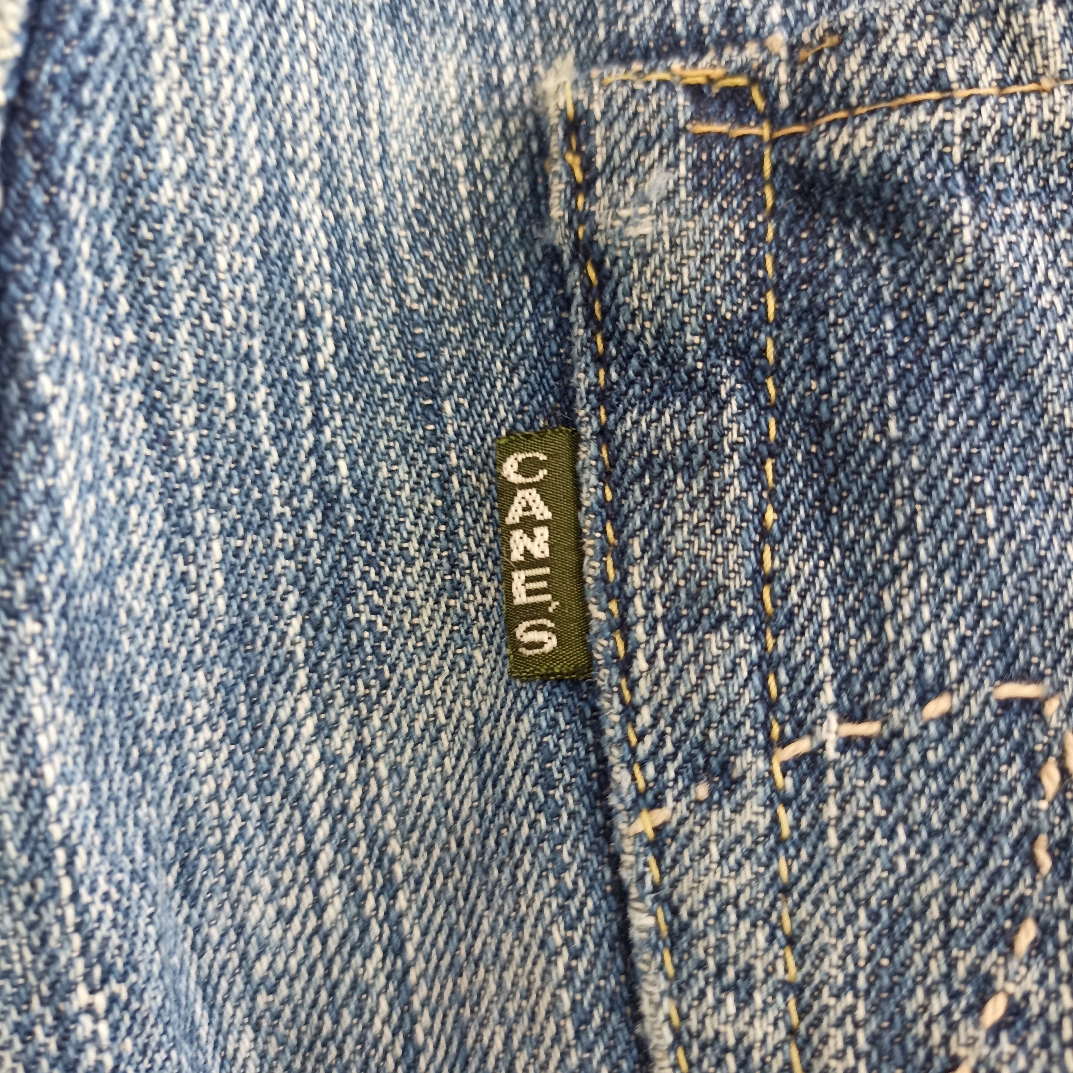 Japanese Brand Faded Selvedge Sugar Cane Button Distressed Jeans Size US 29 - 10 Thumbnail