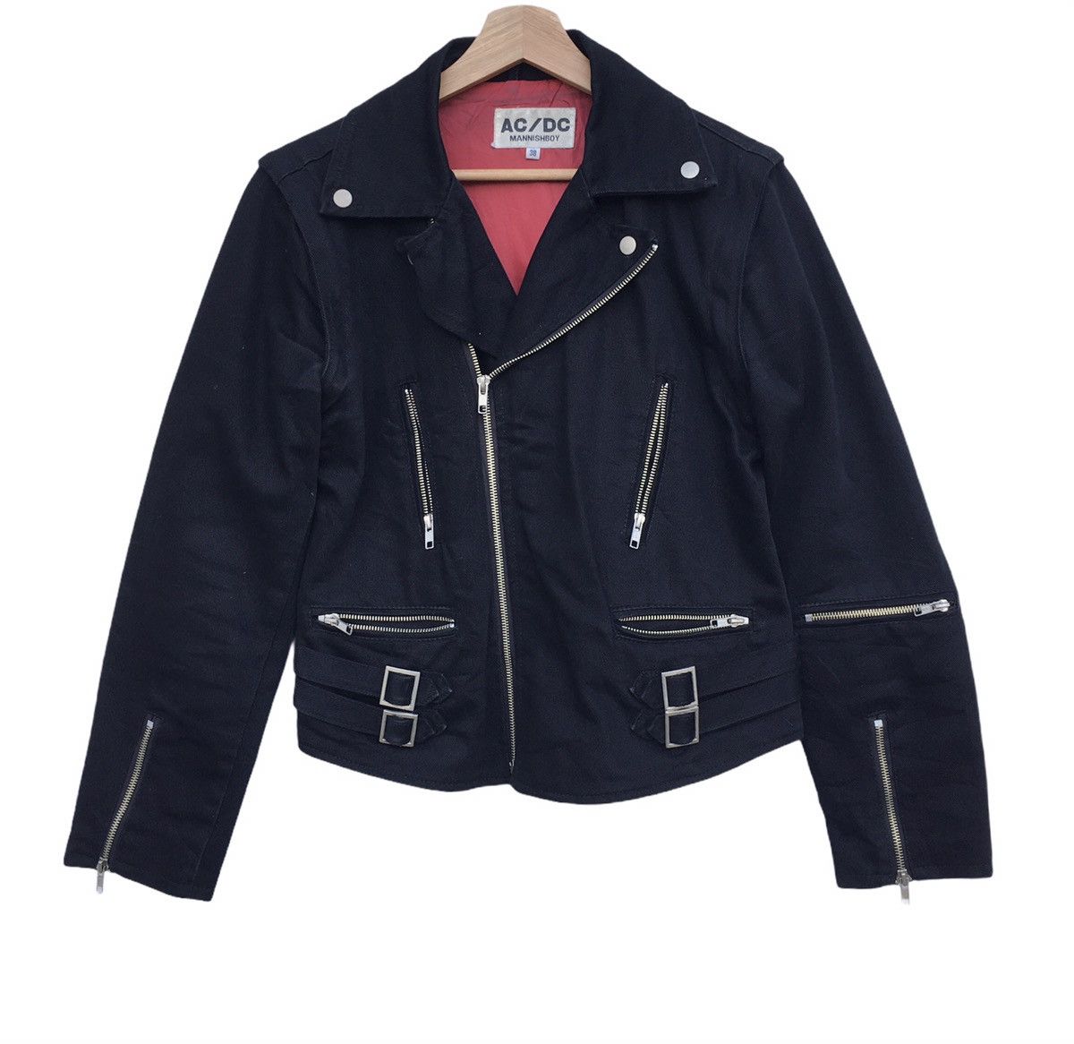Japanese Brand Japanese Wool Detachable Zip Biker Jacket Size US S / EU 44-46 / 1 - 1 Thumbnail