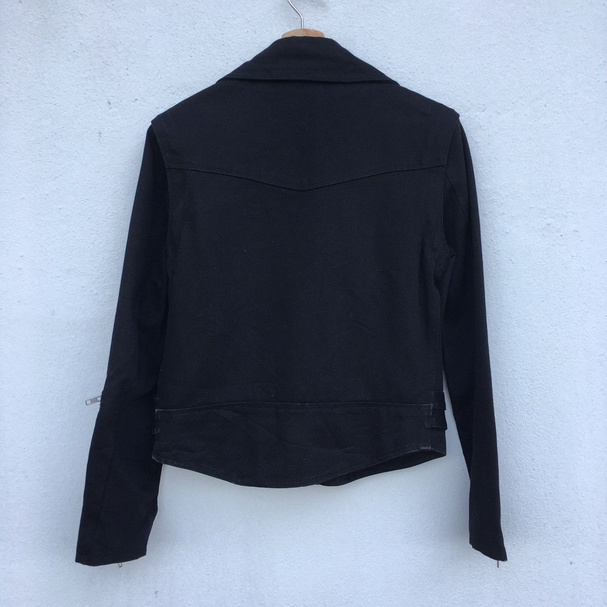 Japanese Brand Japanese Wool Detachable Zip Biker Jacket Size US S / EU 44-46 / 1 - 6 Thumbnail