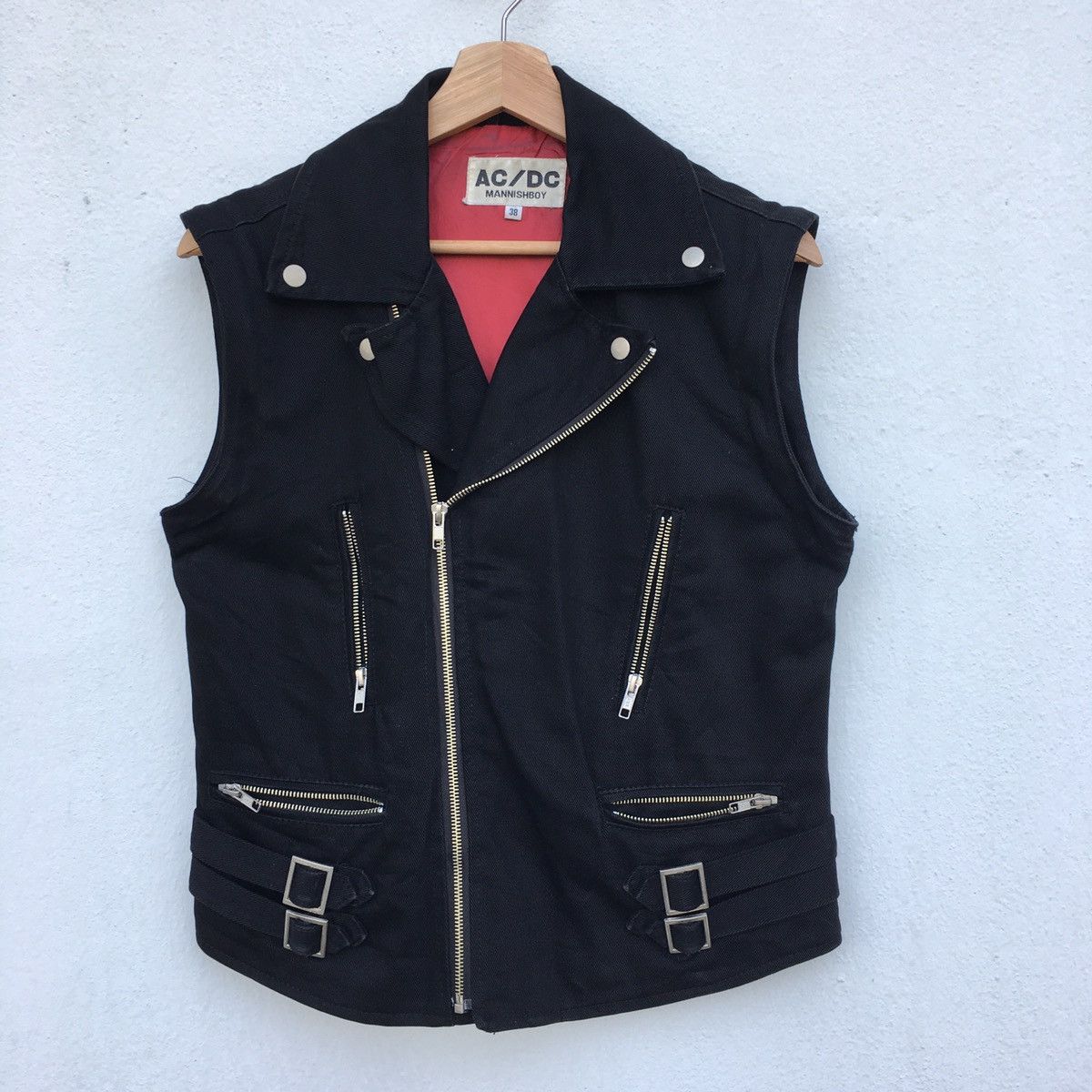 Japanese Brand Japanese Wool Detachable Zip Biker Jacket Size US S / EU 44-46 / 1 - 7 Thumbnail