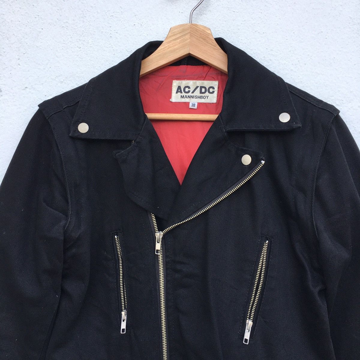 Japanese Brand Japanese Wool Detachable Zip Biker Jacket Size US S / EU 44-46 / 1 - 5 Thumbnail