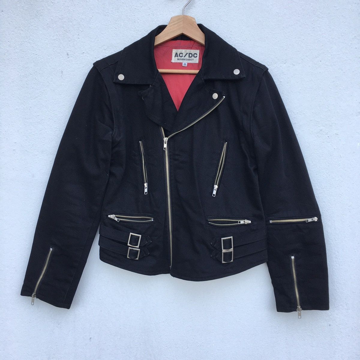 Japanese Brand Japanese Wool Detachable Zip Biker Jacket Size US S / EU 44-46 / 1 - 2 Thumbnail