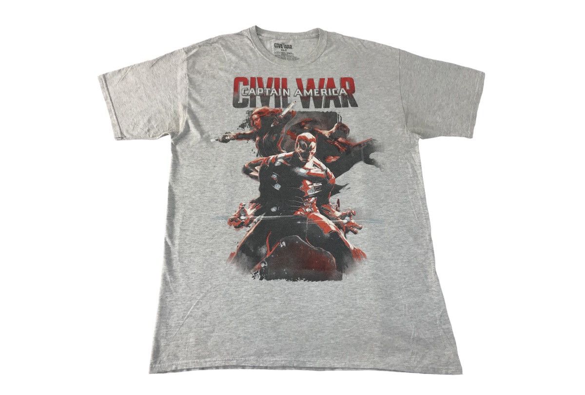 Marvel Comics Marvel Civil War Captain America Superhero Character Movie Size US XL / EU 56 / 4 - 1 Thumbnail