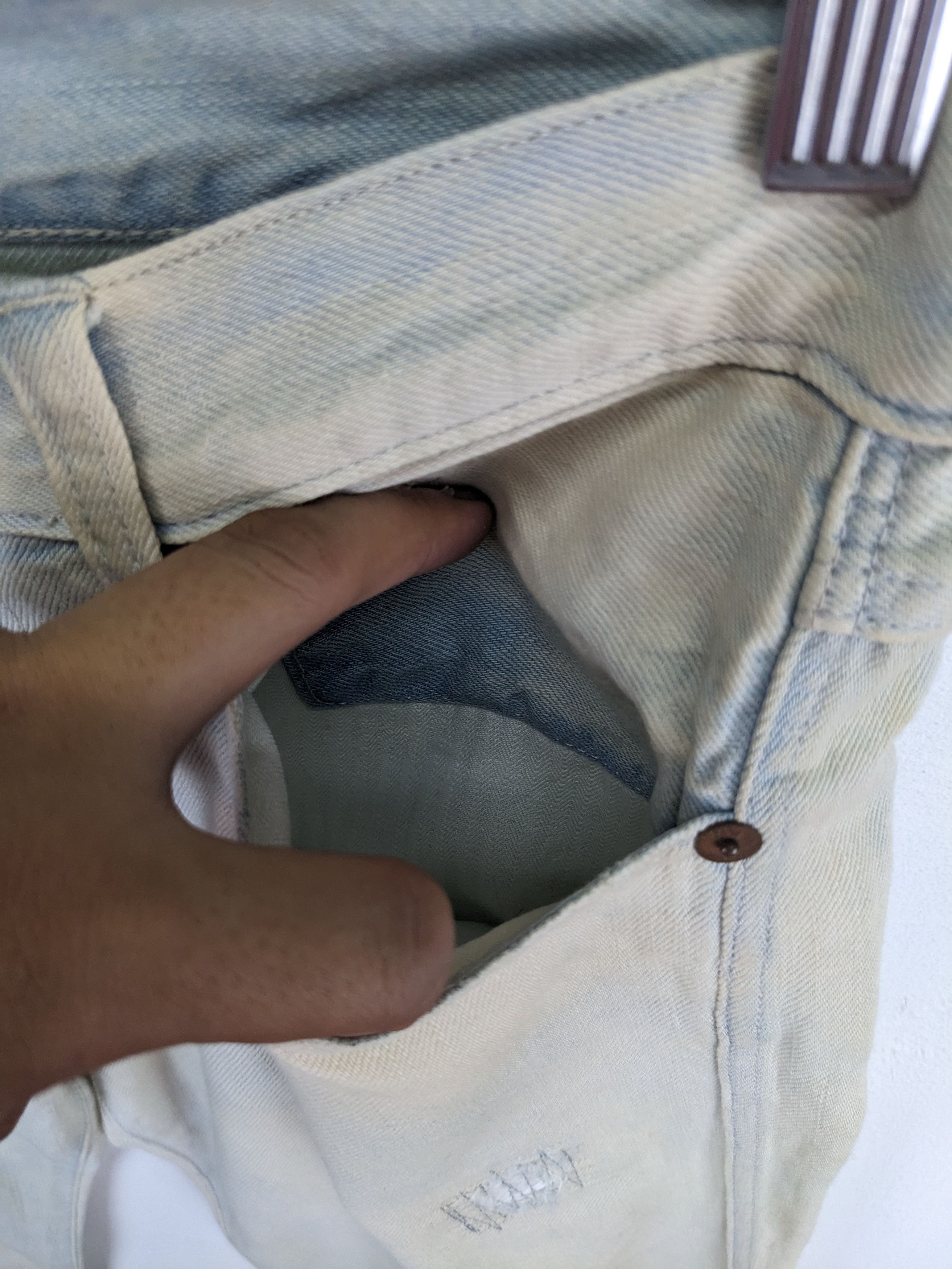 Ralph Lauren × Vintage Vintage Ralph Lauren Jeans Distressed Style Size US 29 - 12 Thumbnail