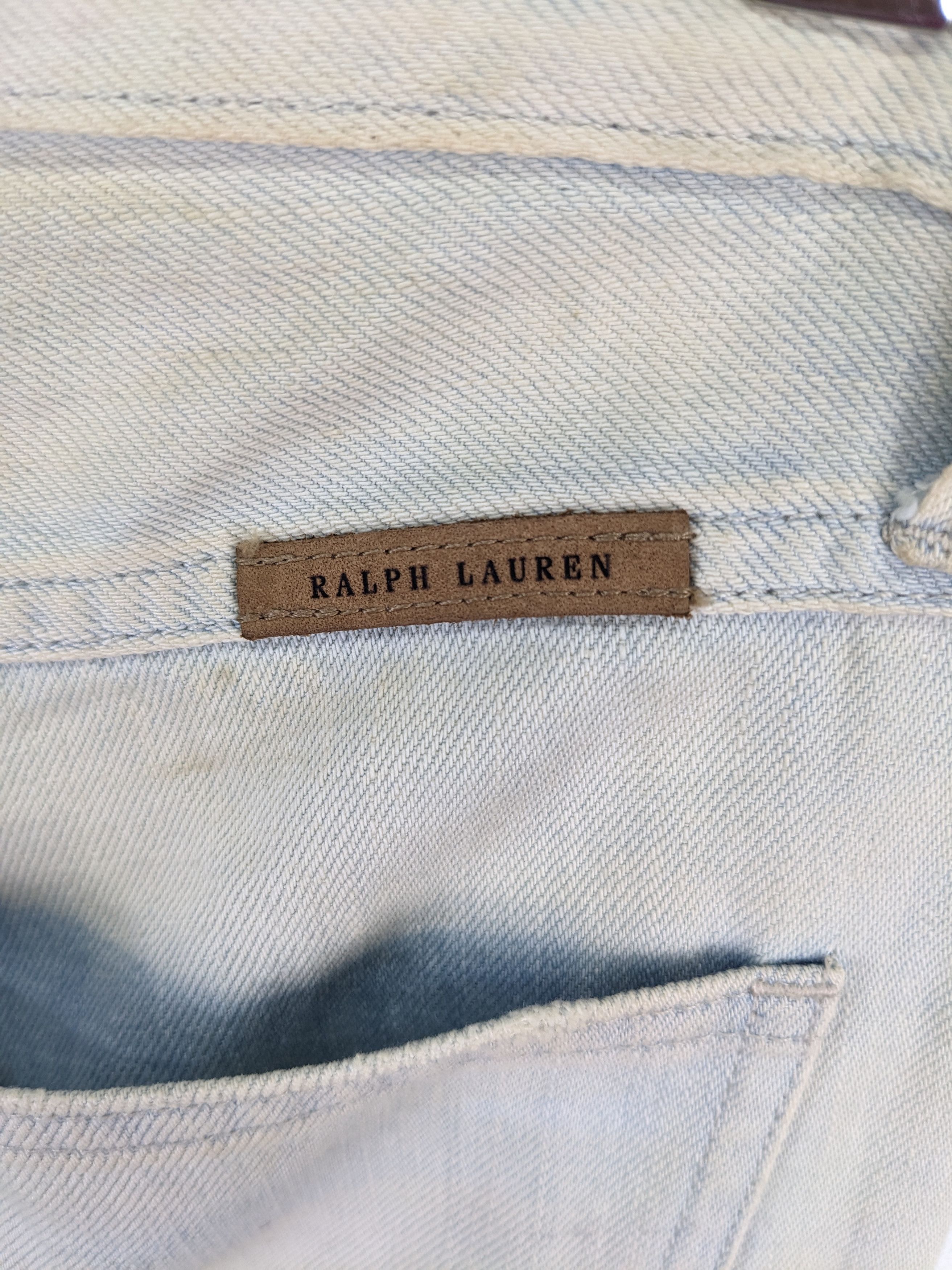 Ralph Lauren × Vintage Vintage Ralph Lauren Jeans Distressed Style Size US 29 - 3 Thumbnail