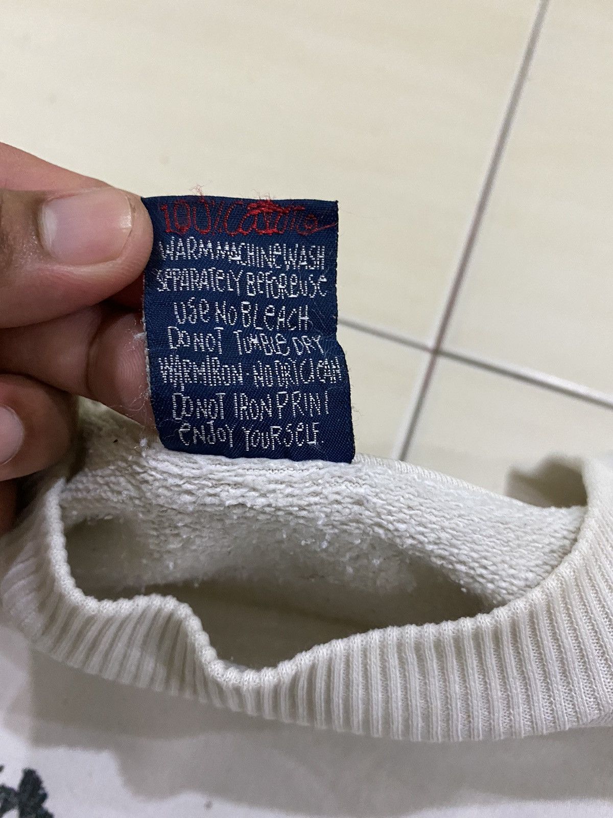 Stussy Vintage Stussy distressed sweatshirt Size US M / EU 48-50 / 2 - 7 Thumbnail