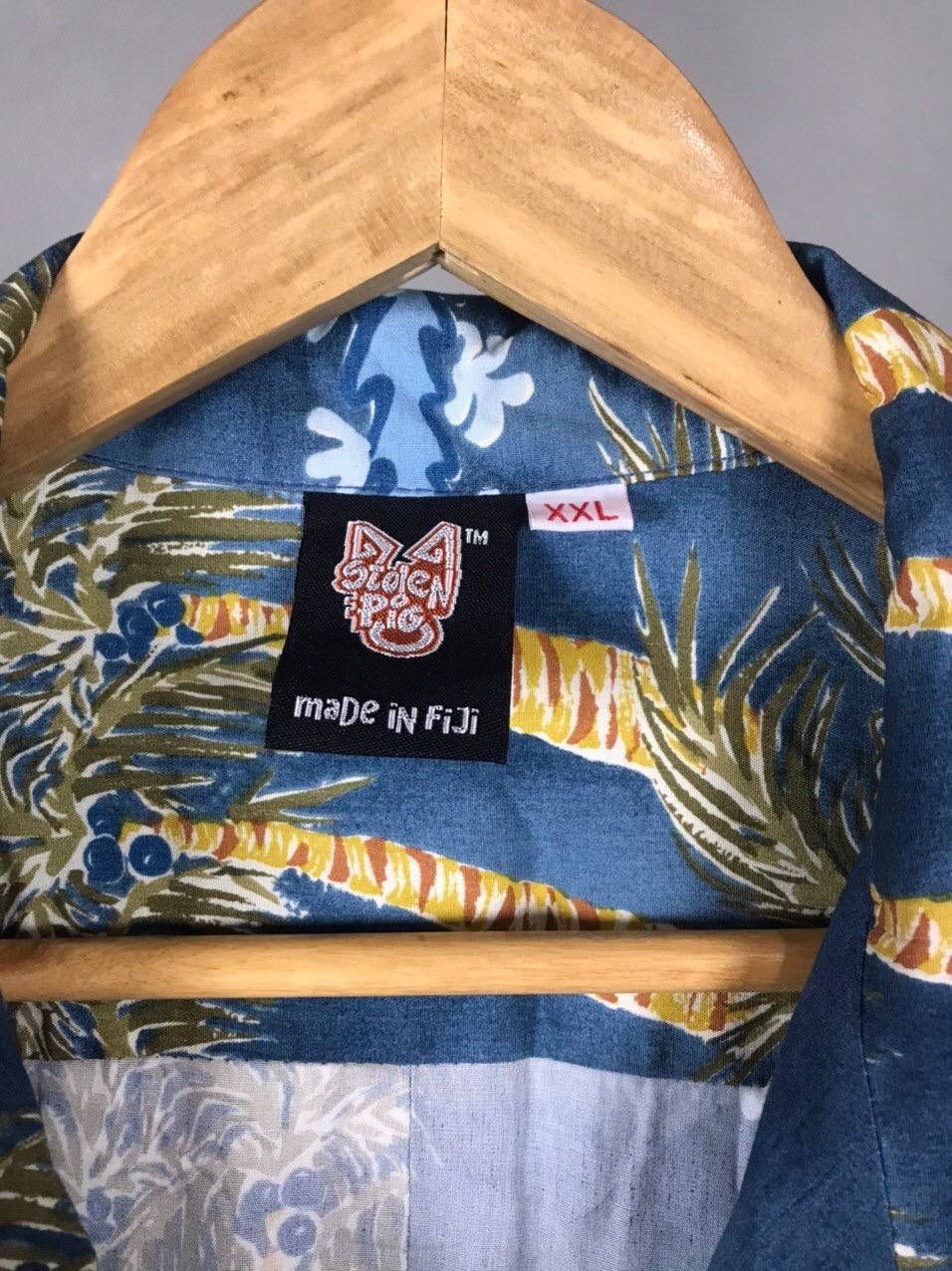 Vintage Hawaiian crazy vintage shirt Size US XXL / EU 58 / 5 - 4 Thumbnail