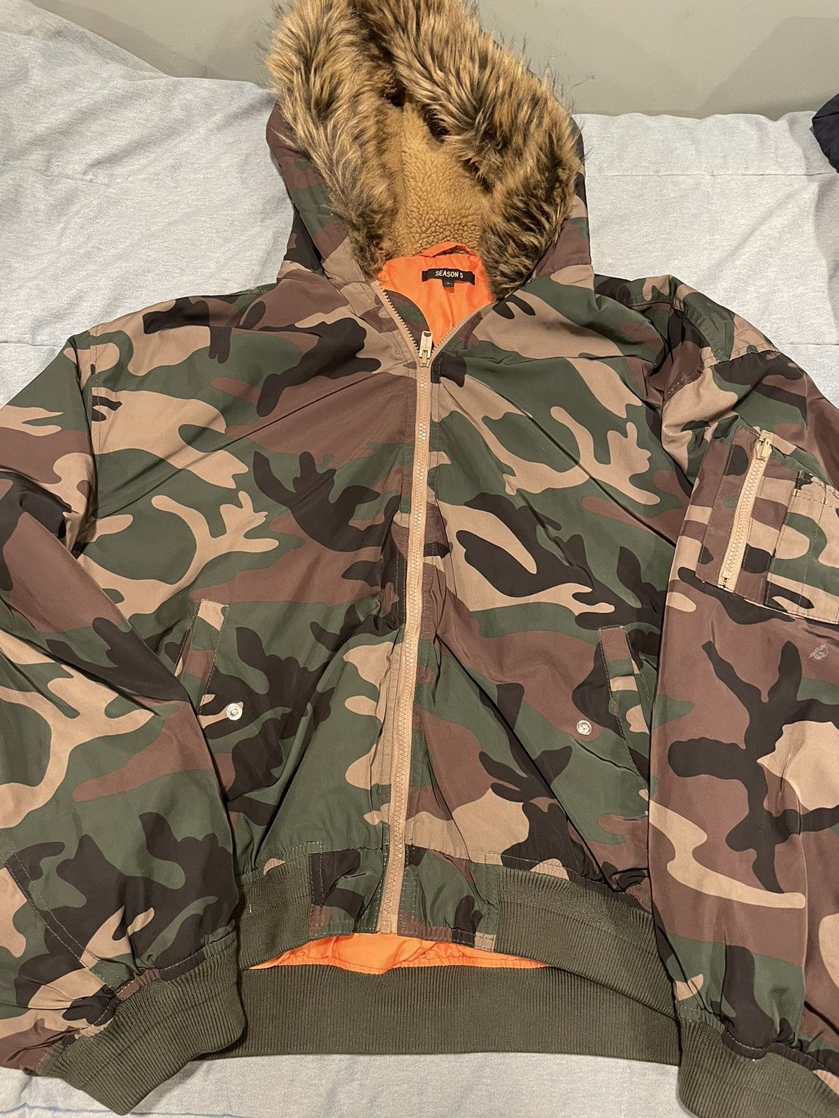 Yeezy Season Yeezy Season 5 Camo Bomber Jacket | Grailed