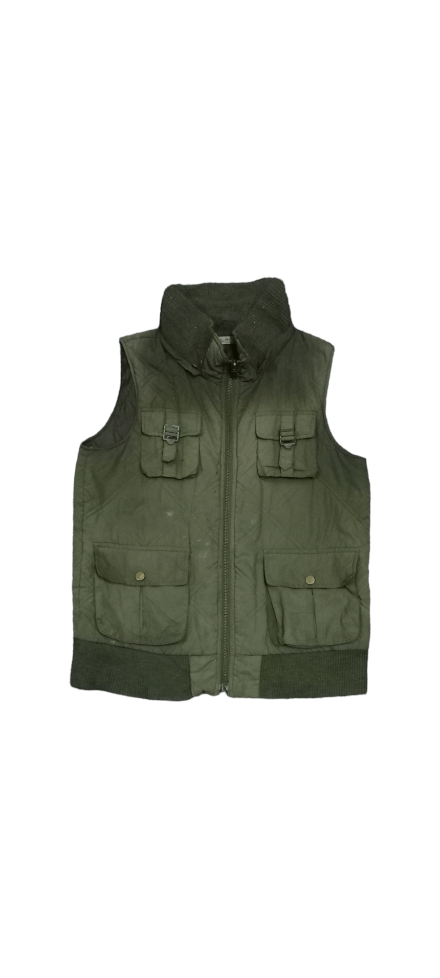 Japanese Brand Vintage Japanese Brand Tactical Pocket Army Vest Size US S / EU 44-46 / 1 - 1 Thumbnail