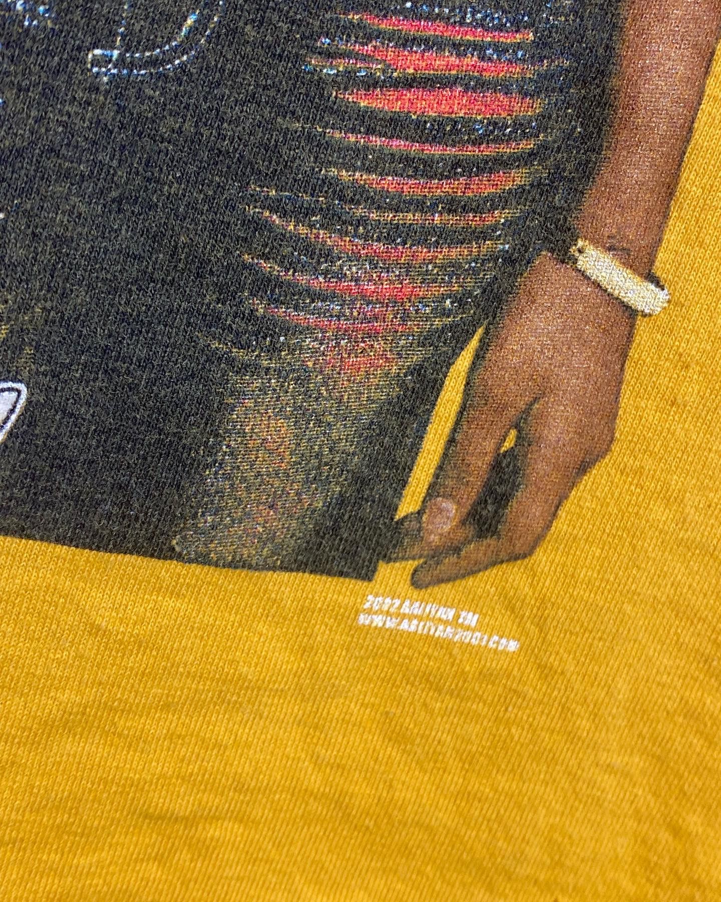 Rap Tees × Vintage 🚨Vintage Aaliyah Memorial 2002 Rap Tee T-Shirt Size US XL / EU 56 / 4 - 4 Thumbnail