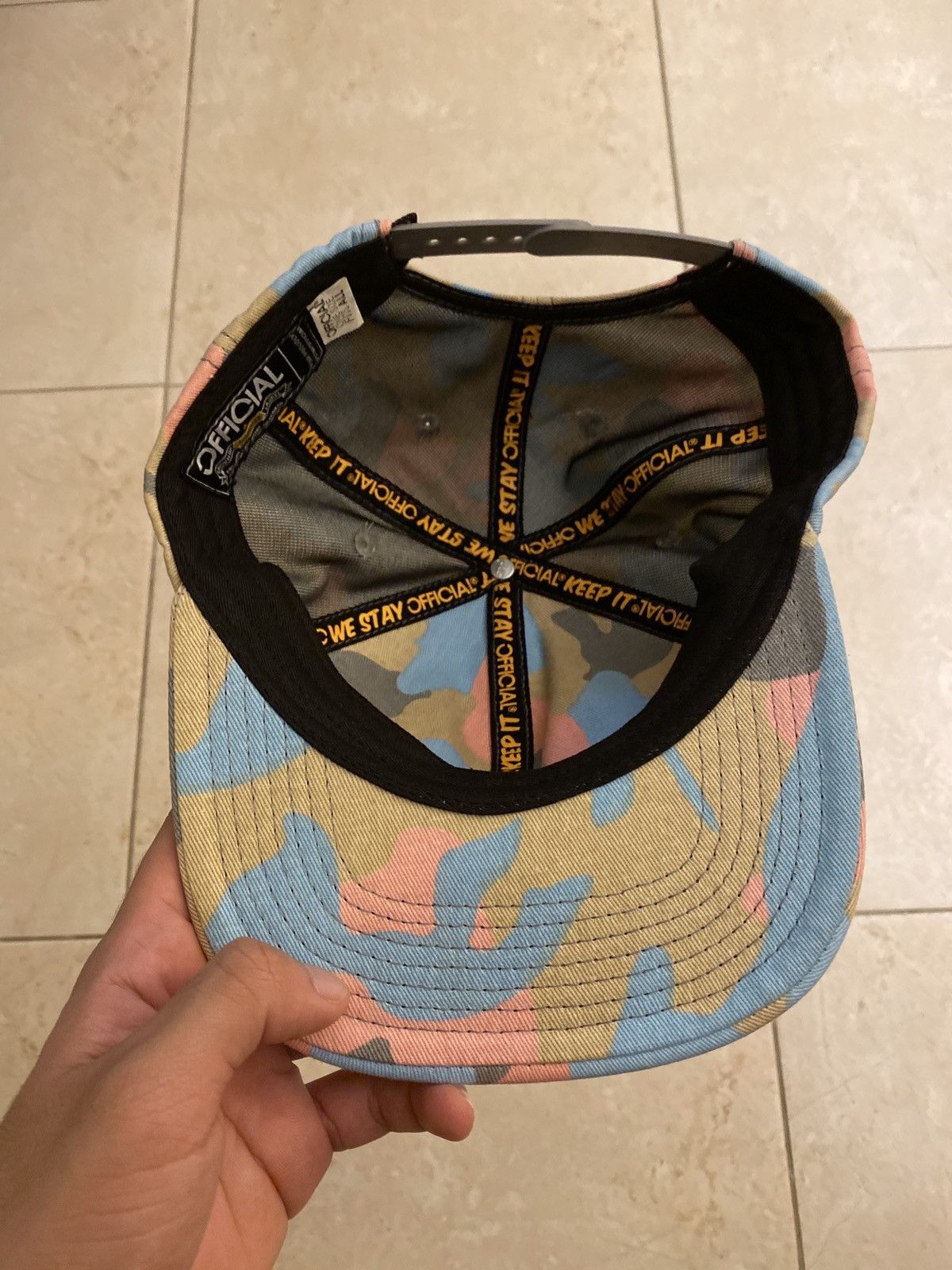 Vintage People I want to Kill Camo Hat Size ONE SIZE - 2 Thumbnail