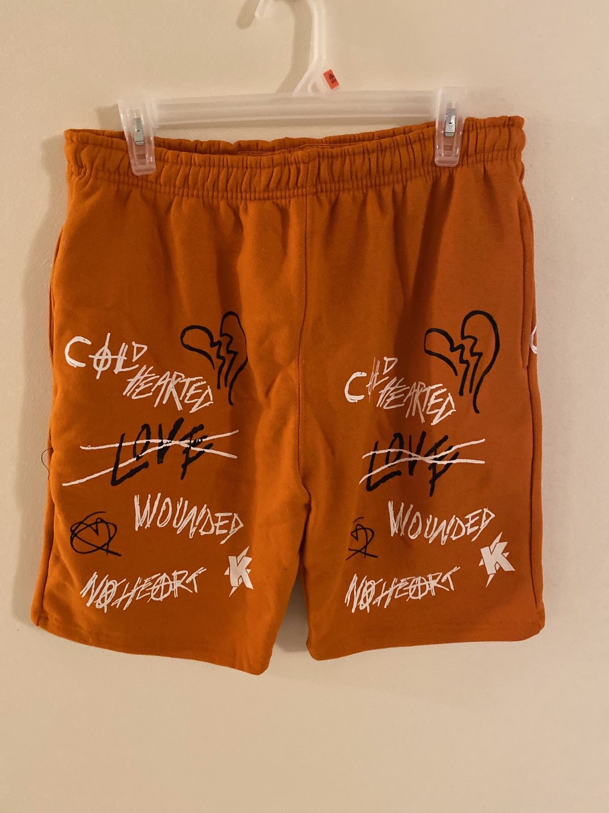 Vintage Cold Hearted Sweat Shorts Size US 32 / EU 48 - 1 Thumbnail