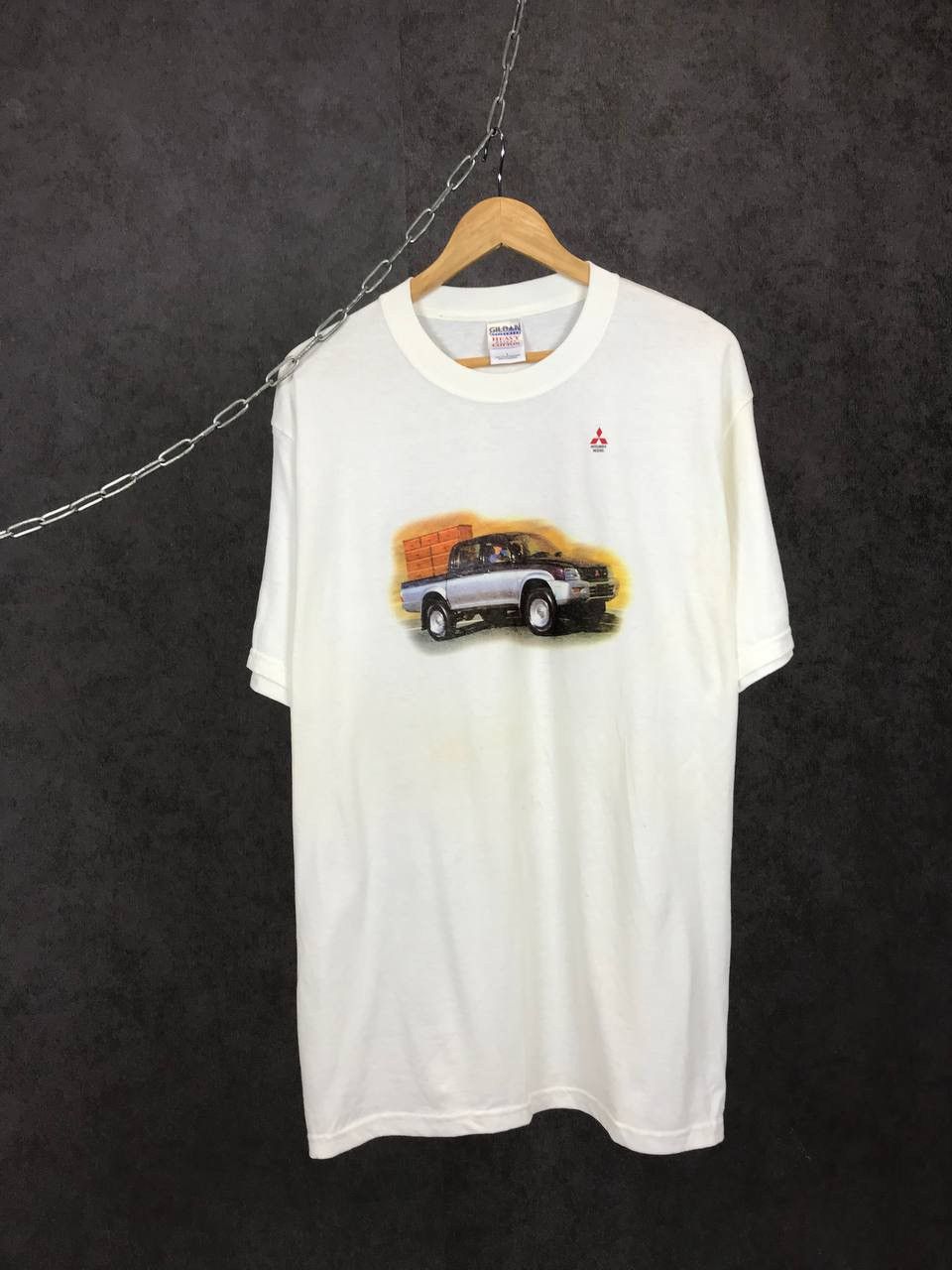 Vintage Mitsubishi L200 vintage racing overprinted tee Size US L / EU 52-54 / 3 - 1 Thumbnail