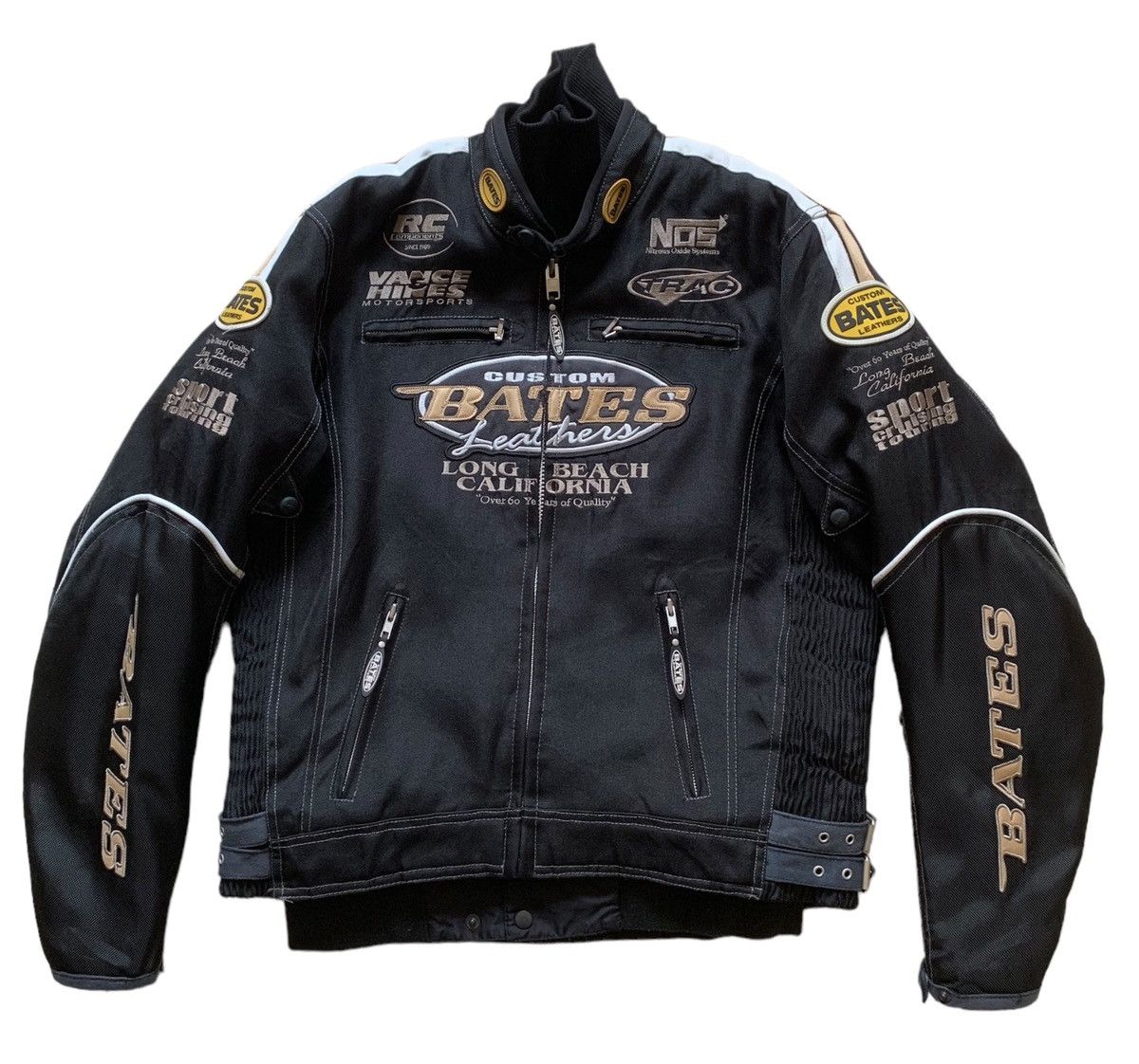 Bates Hats RARE ‼️ Bates Custom Leather Motorcycle Jacket Size US M / EU 48-50 / 2 - 2 Thumbnail