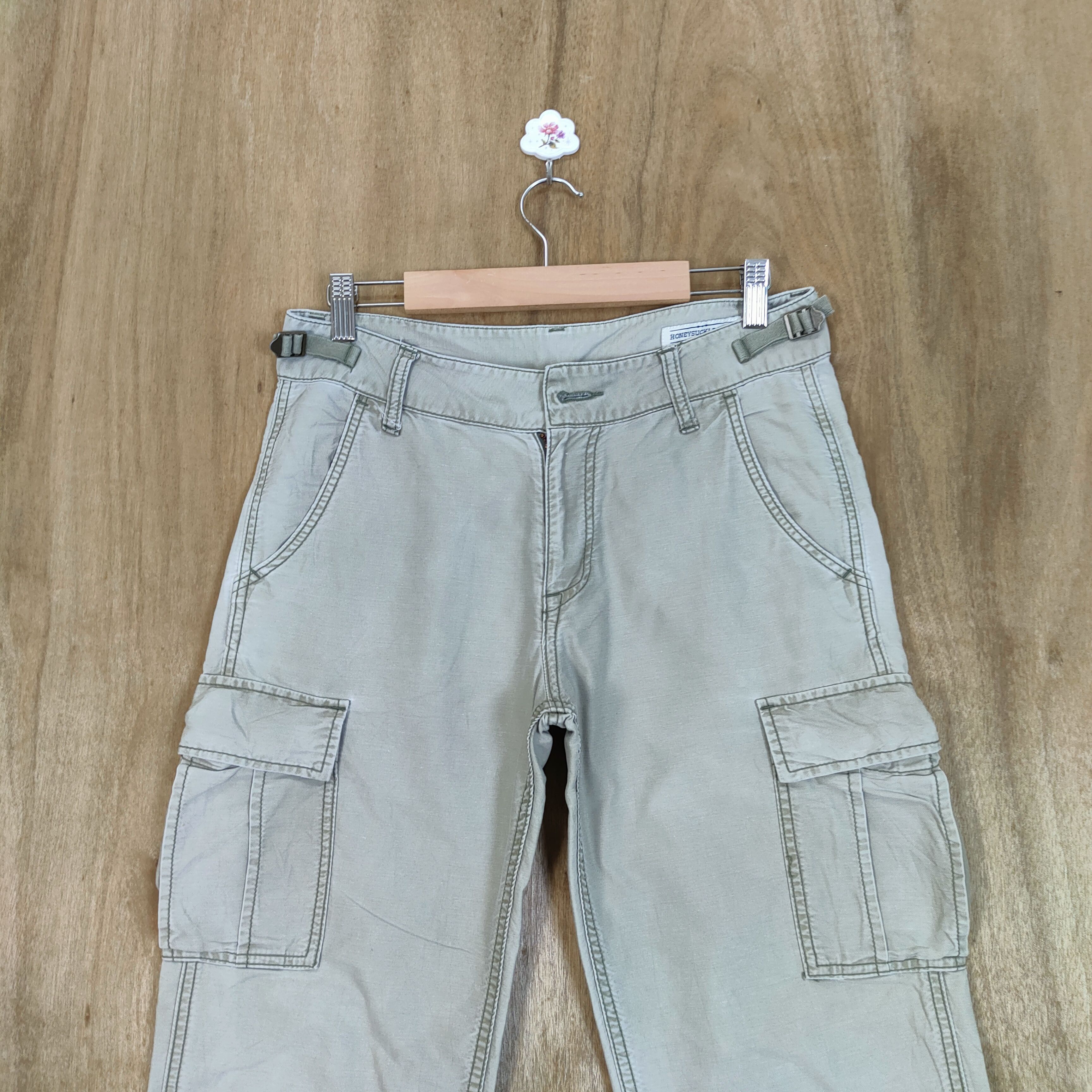 Japanese Brand × Vintage HONEYSUCKLE ROSE CARGO PANTS Size US 29 - 2 Thumbnail