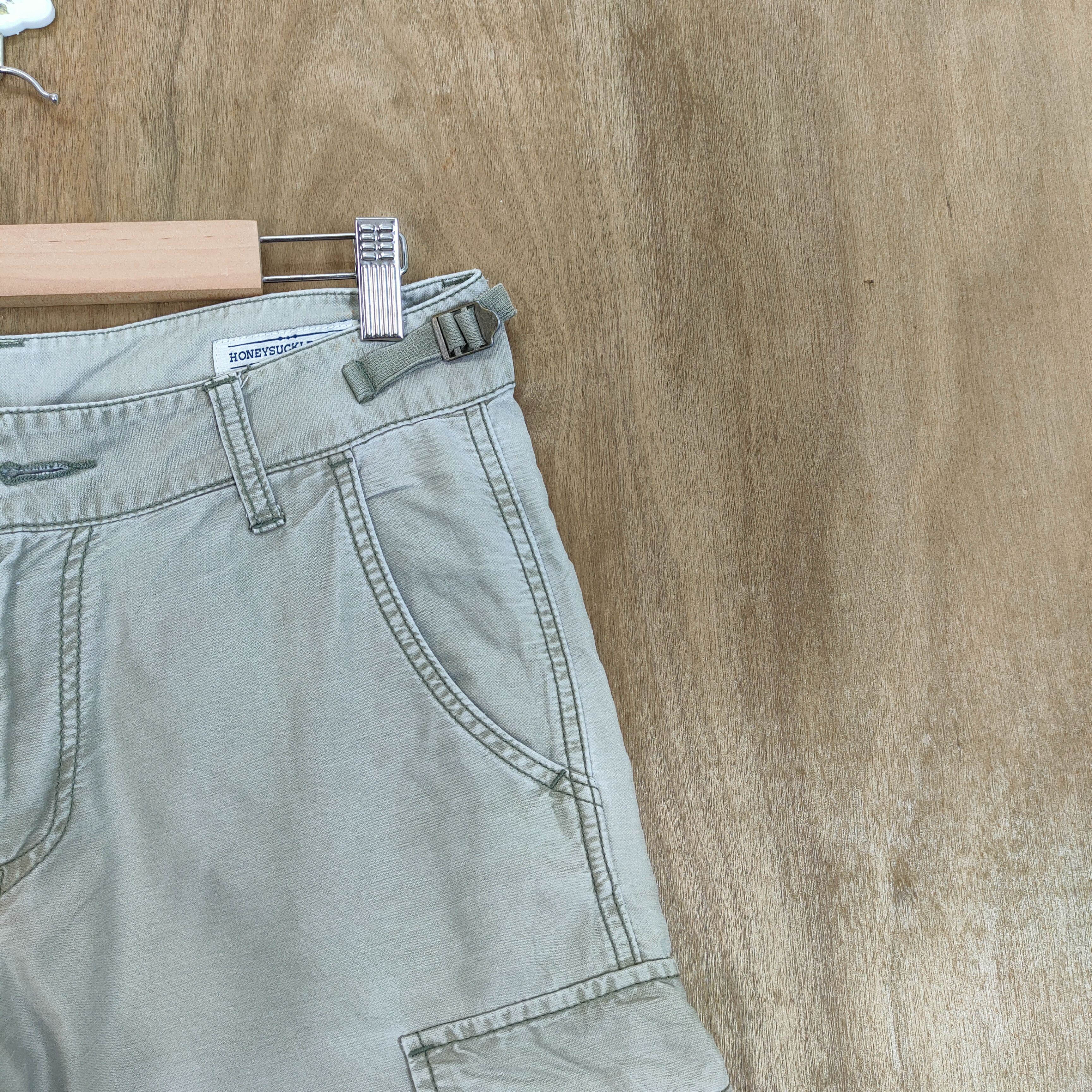 Japanese Brand × Vintage HONEYSUCKLE ROSE CARGO PANTS Size US 29 - 5 Thumbnail