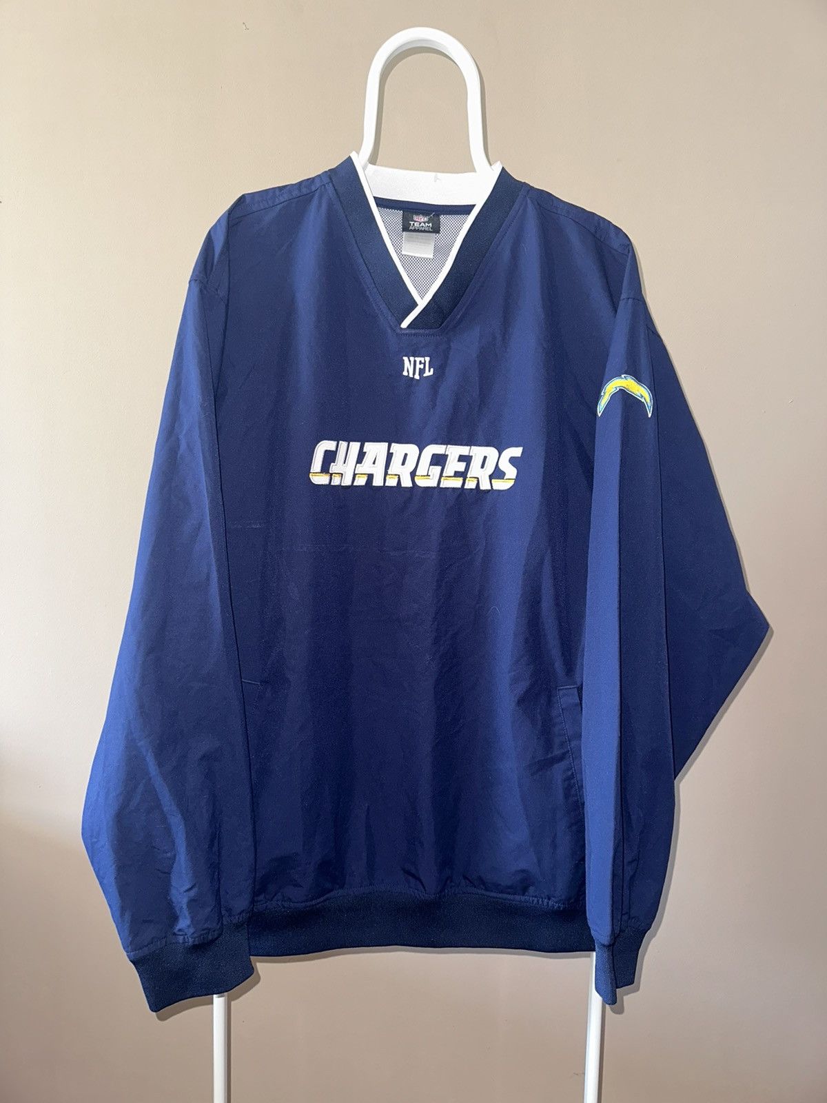 CustomCat Los Angeles La Chargers Vintage NFL Crewneck Sweatshirt Sport Grey / XL