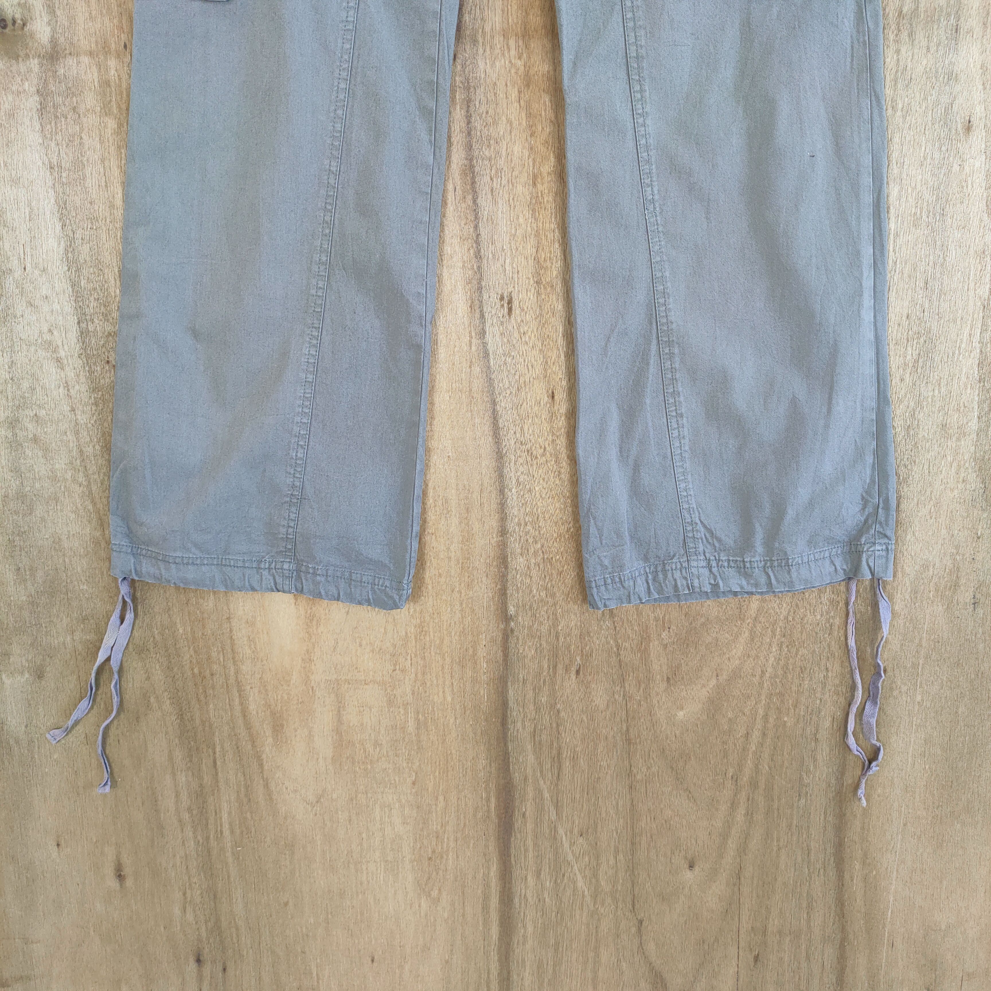 Japanese Brand VINTAGE AC FADED FLARE CARGO PANTS Size US 29 - 3 Thumbnail