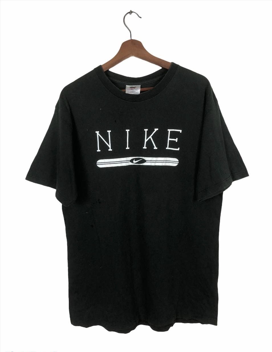 Nike × Vintage 🔥QUICK SALE❌Vintage 90’s NIKE Center Logo Swoosh Tee Size US M / EU 48-50 / 2 - 1 Thumbnail