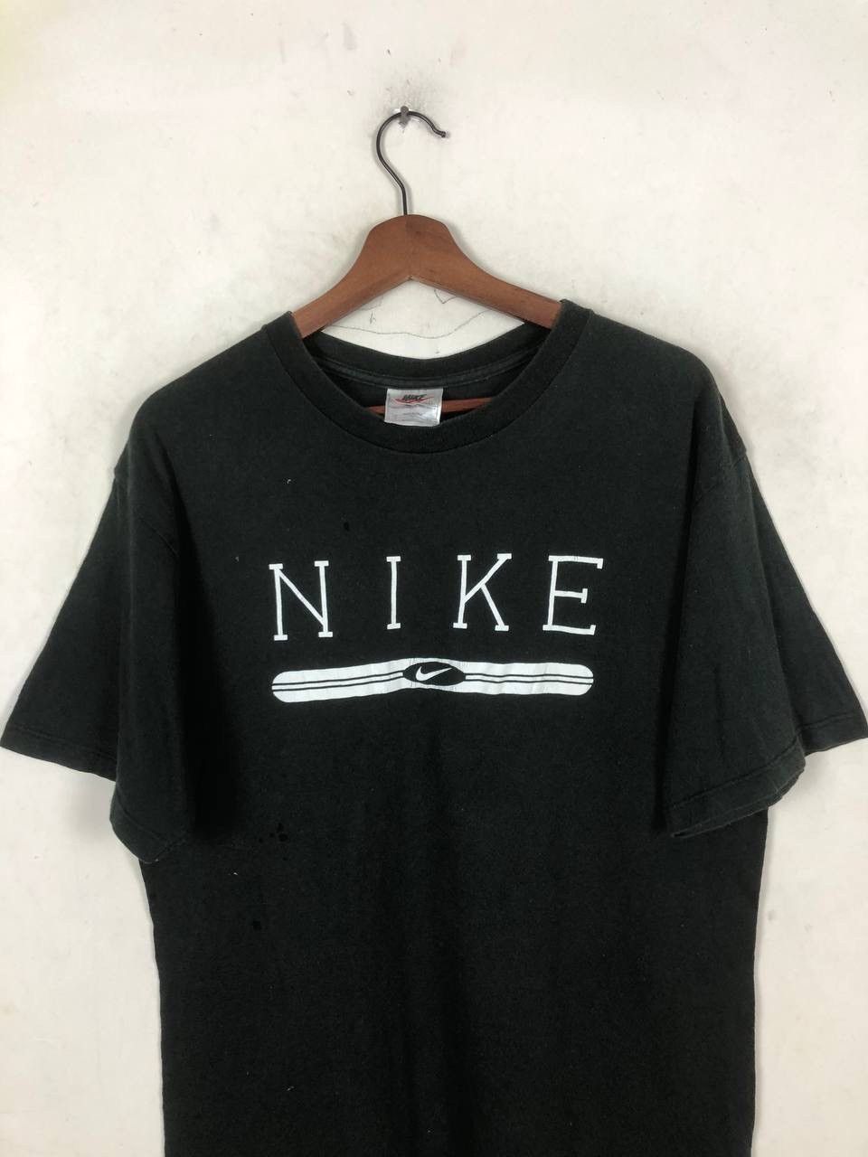 Nike × Vintage 🔥QUICK SALE❌Vintage 90’s NIKE Center Logo Swoosh Tee Size US M / EU 48-50 / 2 - 2 Thumbnail