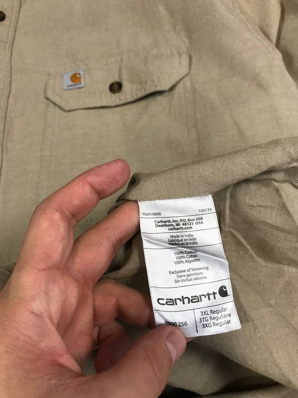 Carhartt × Vintage Carhartt vintage streetwear patch shirt Size US XXL / EU 58 / 5 - 5 Thumbnail