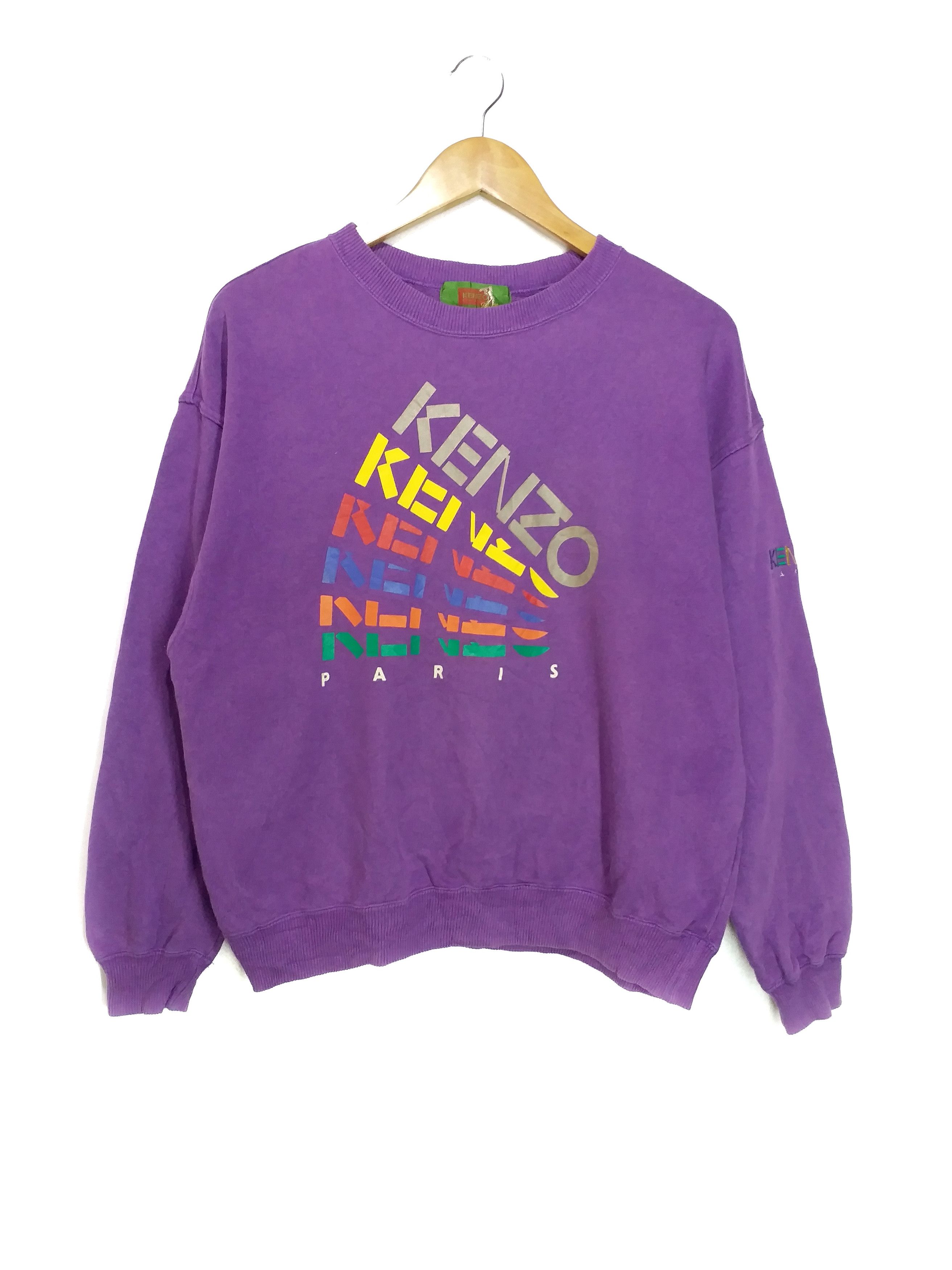 Kenzo ❌OFFER NOW🔥 90’s KENZO Big Multicoloured Spellout Sz M Size US M / EU 48-50 / 2 - 1 Thumbnail