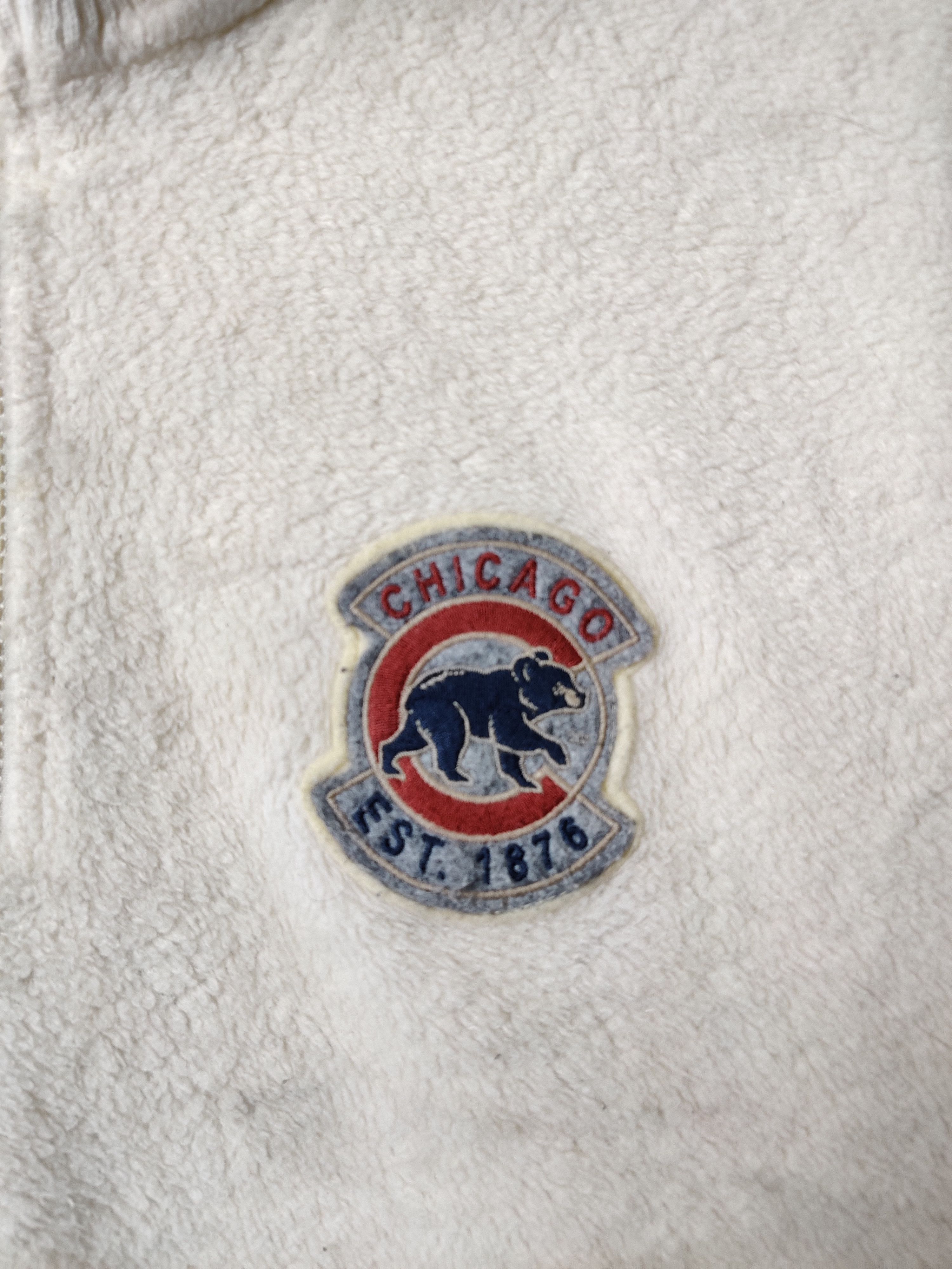 MLB Vintage Chicago Cubs x Uniqlo Fleece Half Zipper Jacket Size US XL / EU 56 / 4 - 7 Thumbnail