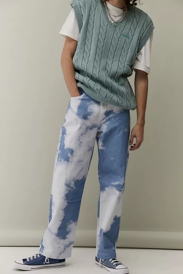 Cloud shops print jeans