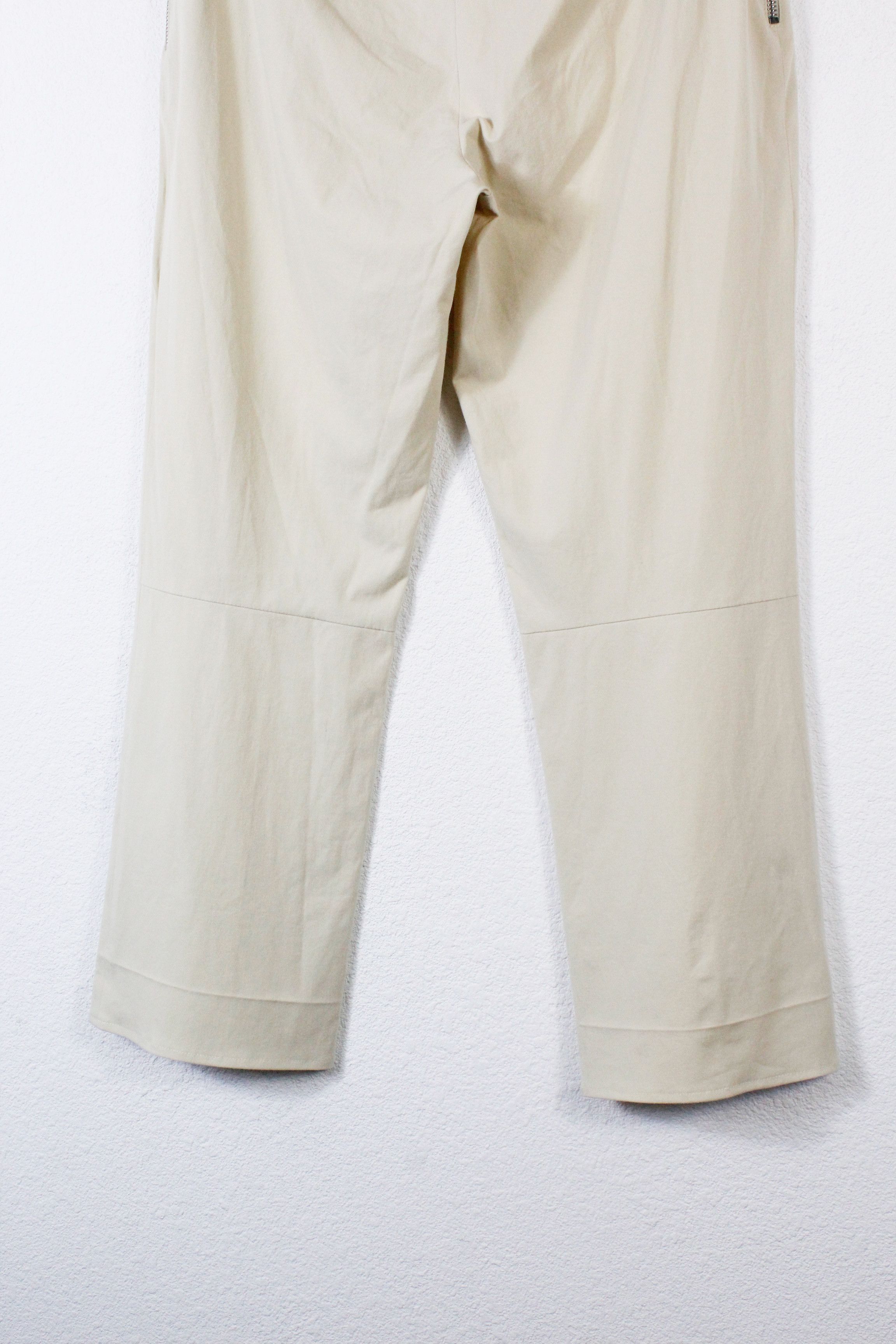 Prada Womens Prada Beige Track Lightweight Cropped Pants Trousers Size 27" / US 4 / IT 40 - 9 Thumbnail