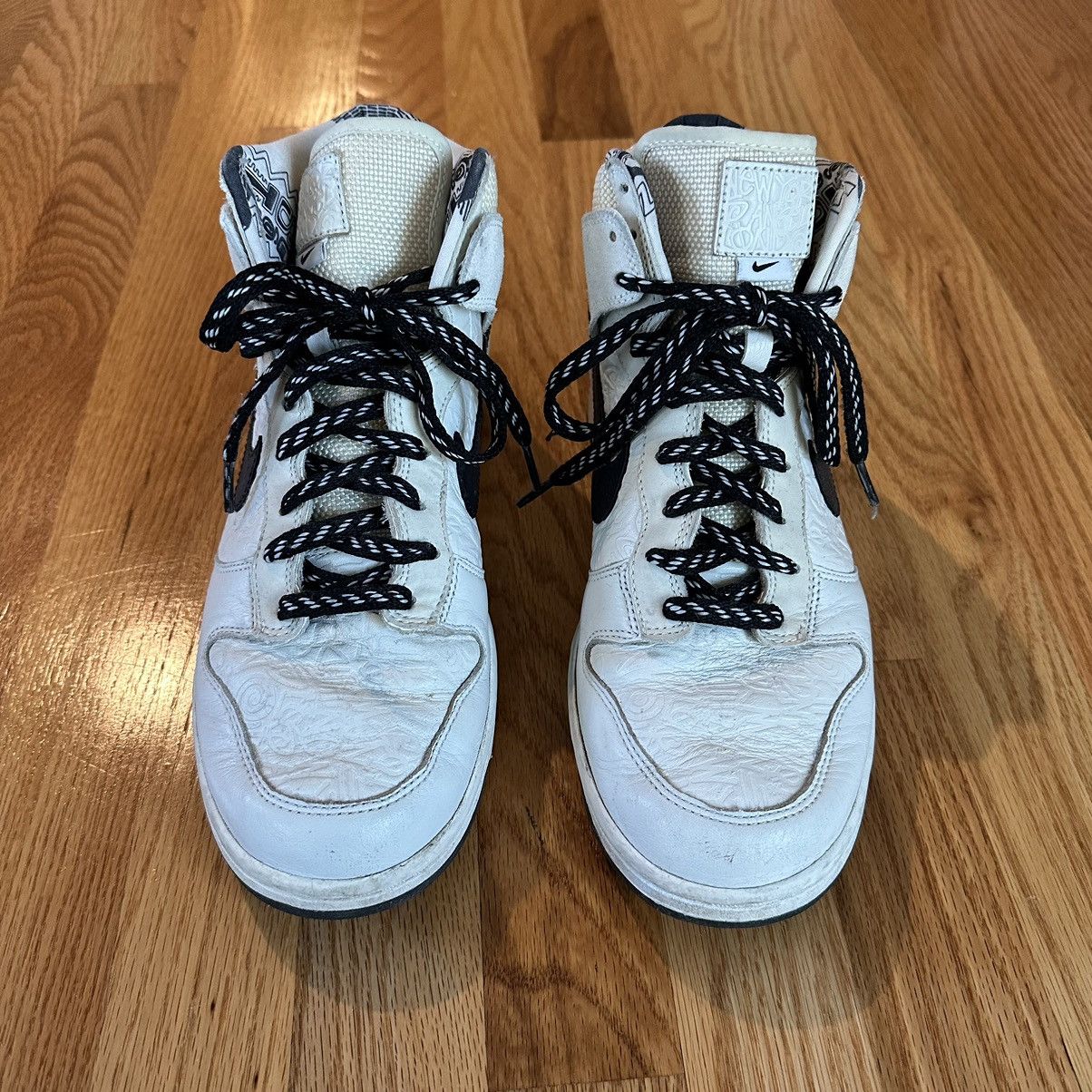 Nike × Stussy RARE 2006 Nike x Stüssy Dunk High World Tour Tokyo Size 9 Size US 9 / EU 42 - 6 Thumbnail