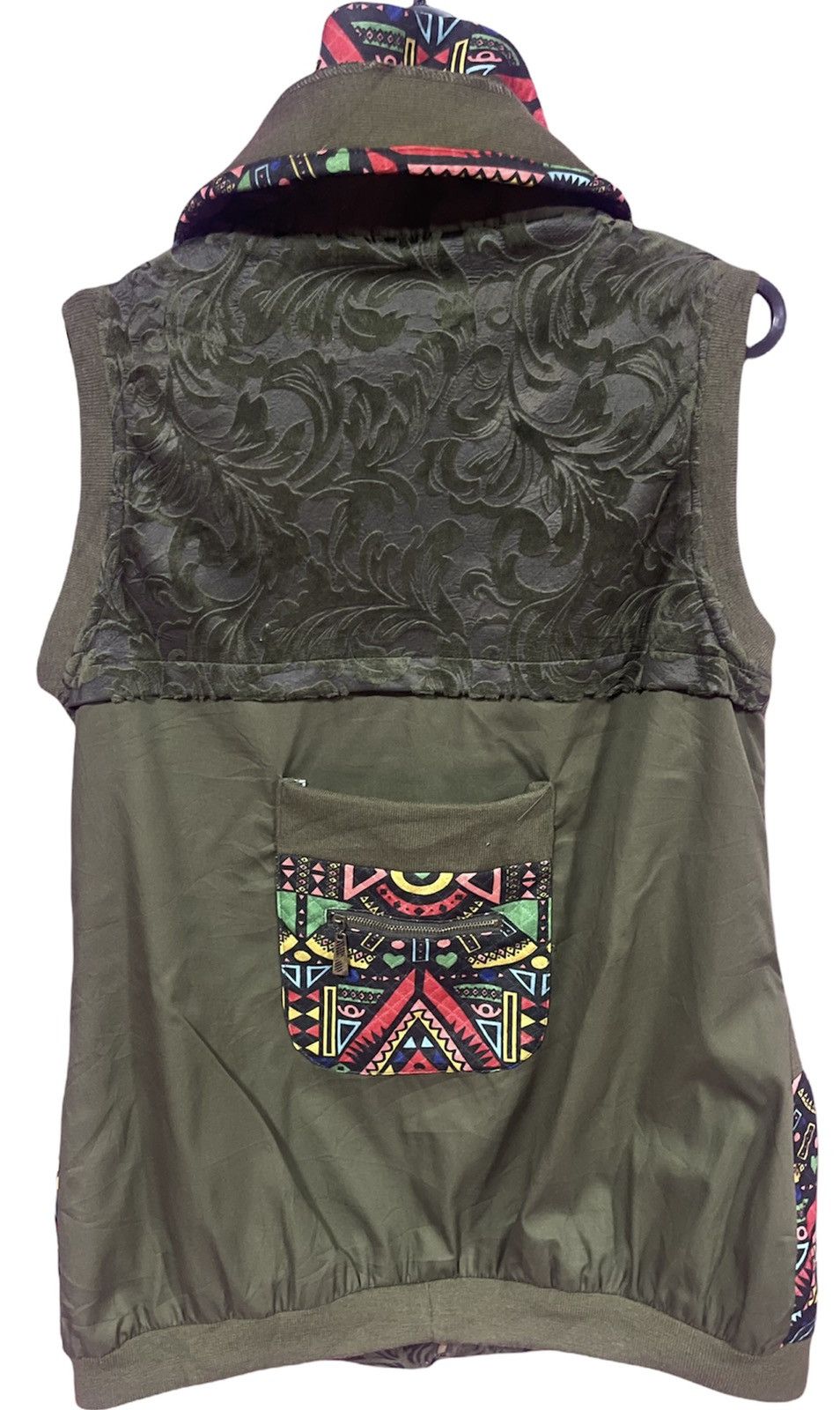 Japanese Brand GIANFENG VEST NYLON Size 38S - 2 Thumbnail