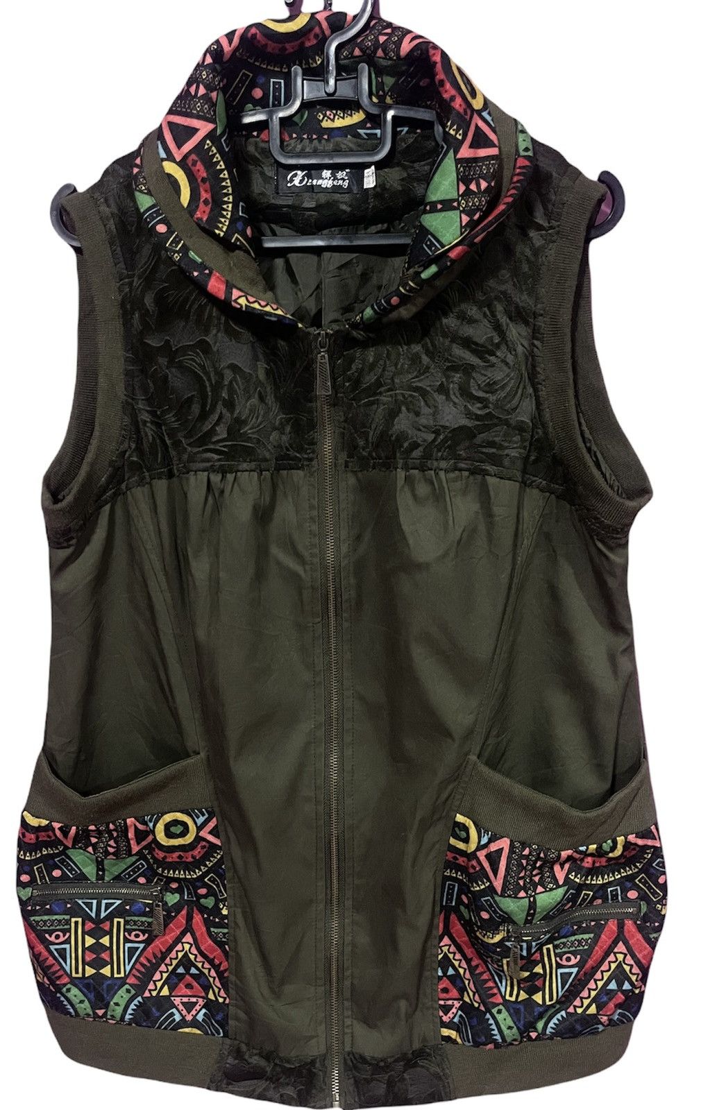 Japanese Brand GIANFENG VEST NYLON Size 38S - 1 Thumbnail