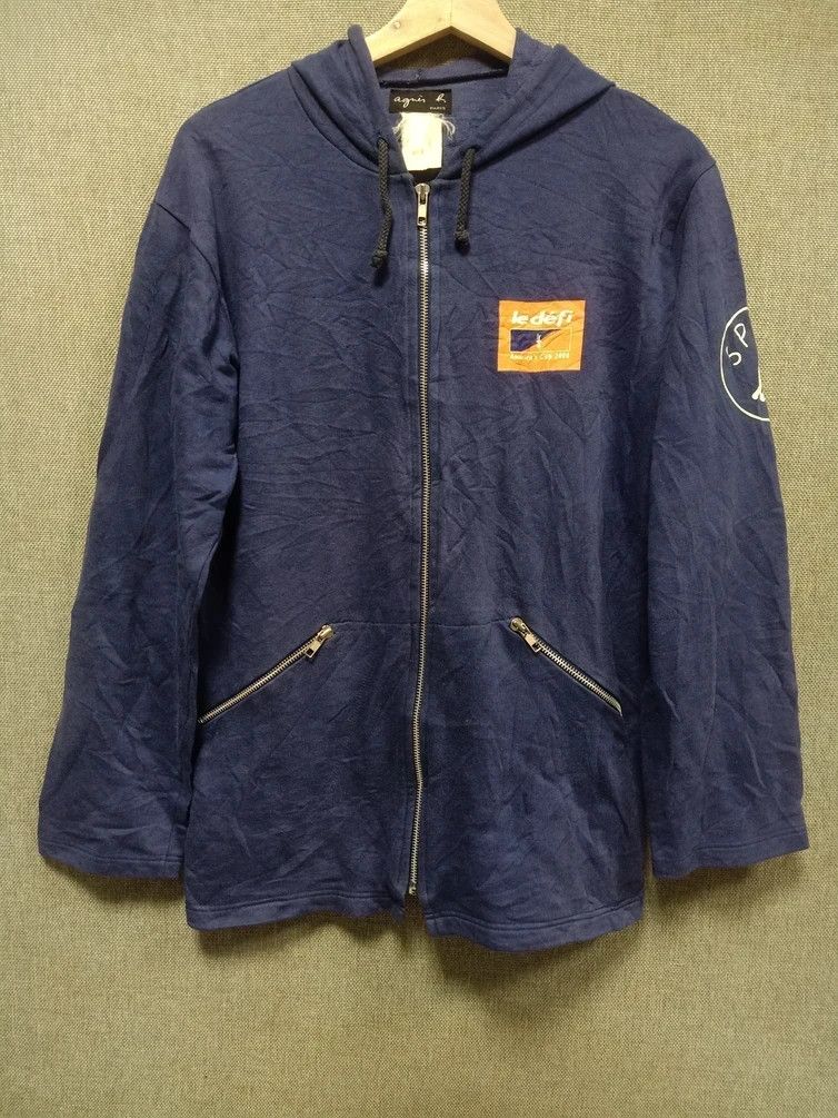 Designer × Vintage × agnes b. sweatshirt hoodie agnes b paris Size US S / EU 44-46 / 1 - 1 Thumbnail